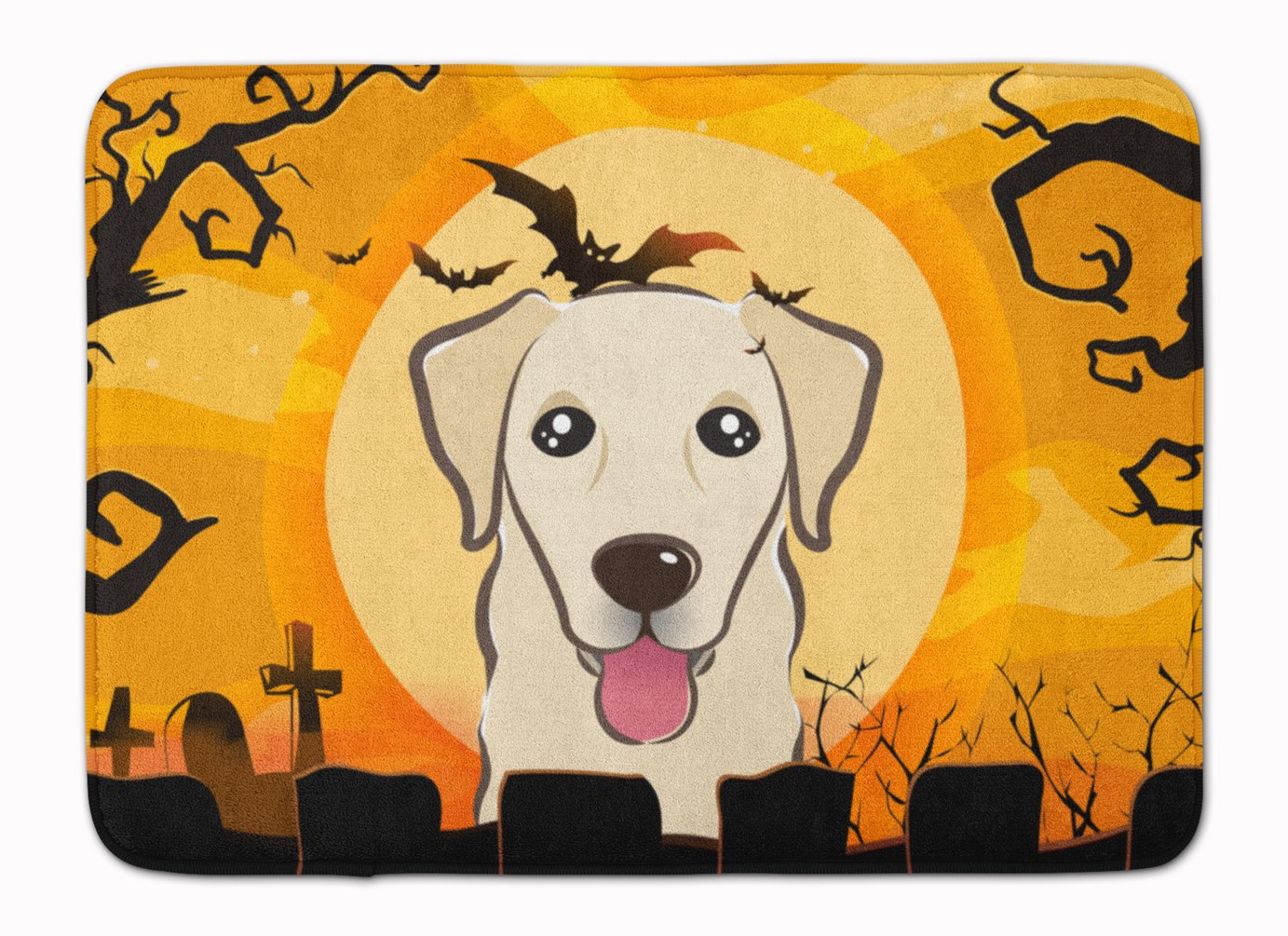 Tapis de sol Golden Retriever multicolore pour décorer votre entrée cet automne