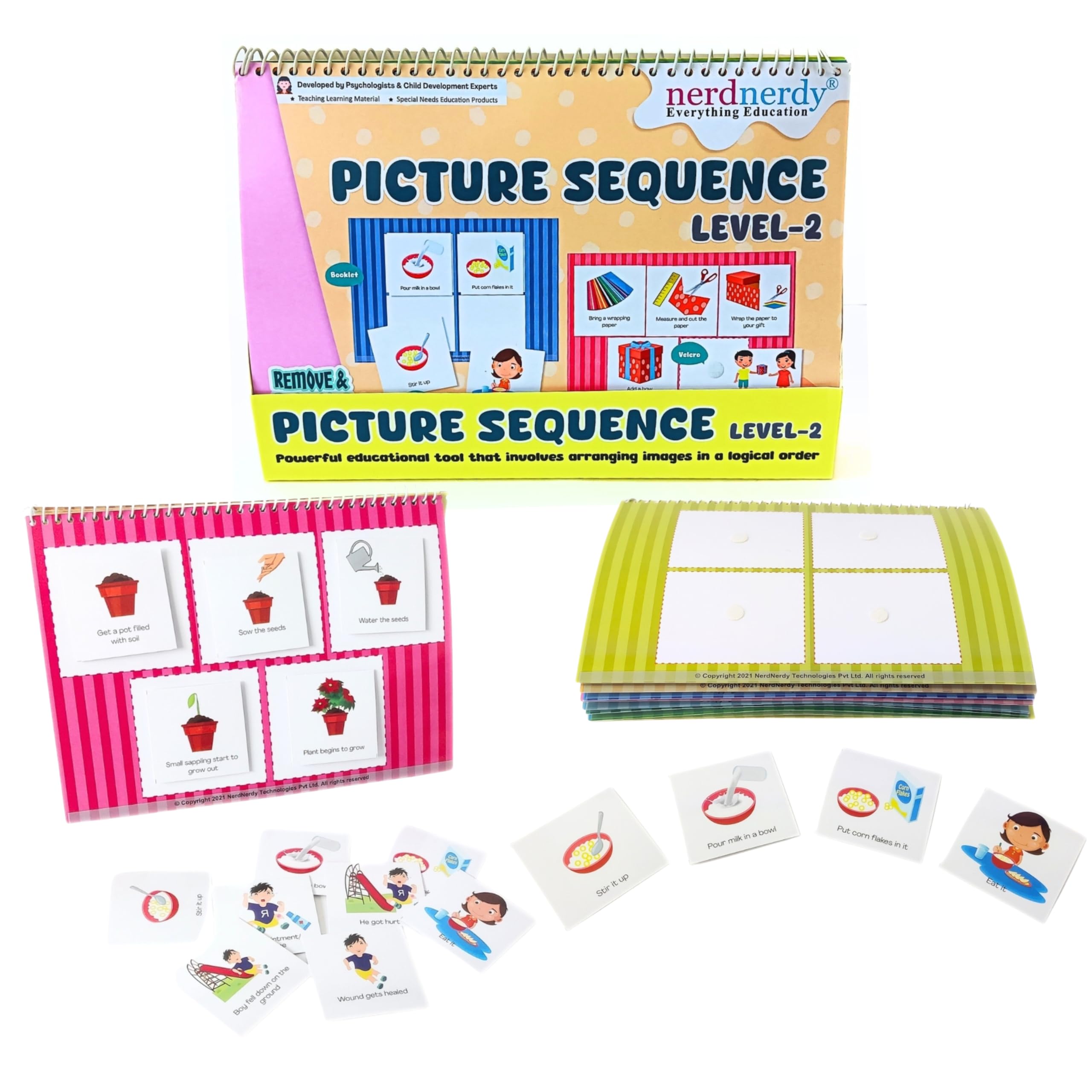 Picture Sequencing 2 | Teaching Sequencing Concept, Useful for Children with Special Needs, Autism. Speech Development.