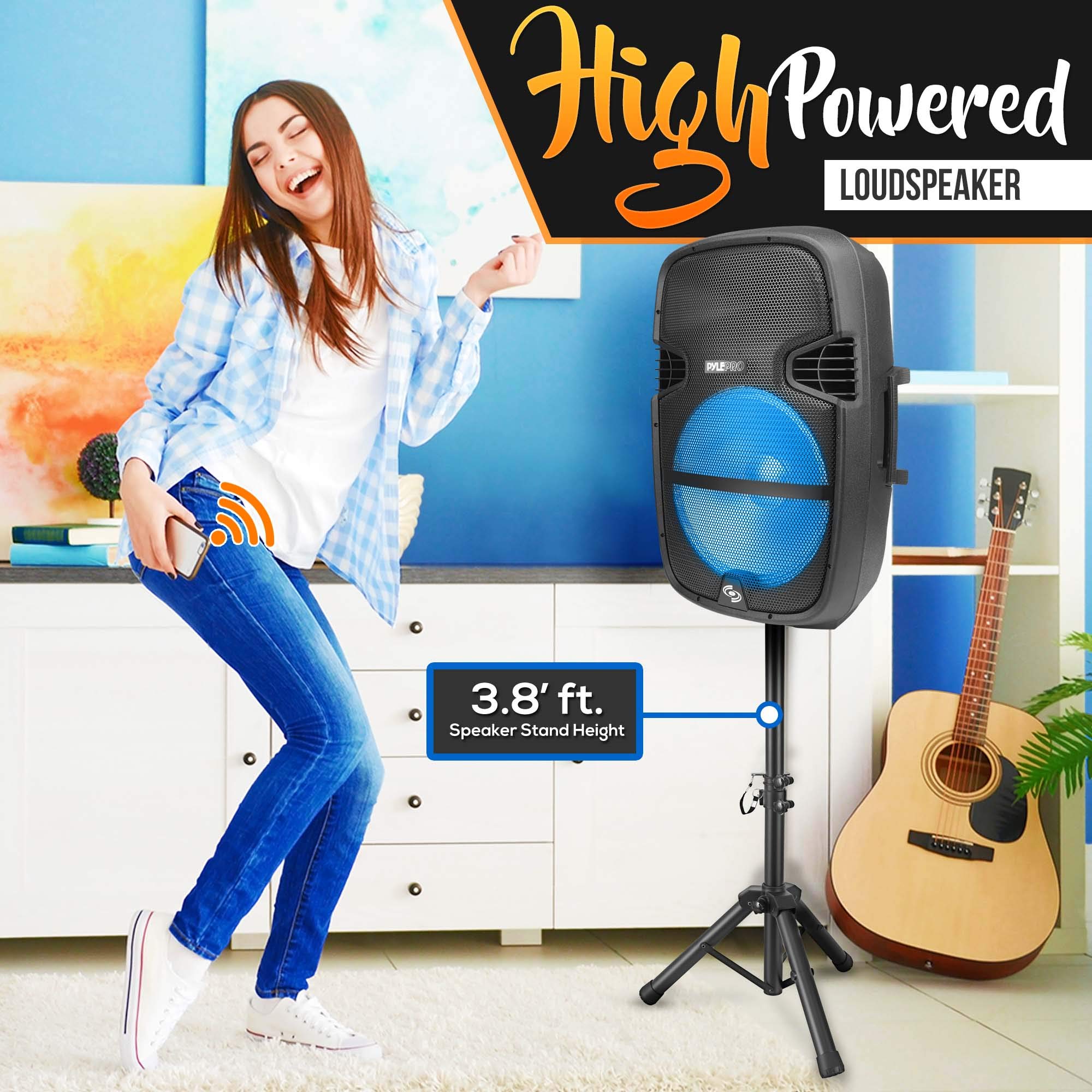 Snapklik.com : Pyle Portable Bluetooth PA Speaker System - 1000W ...