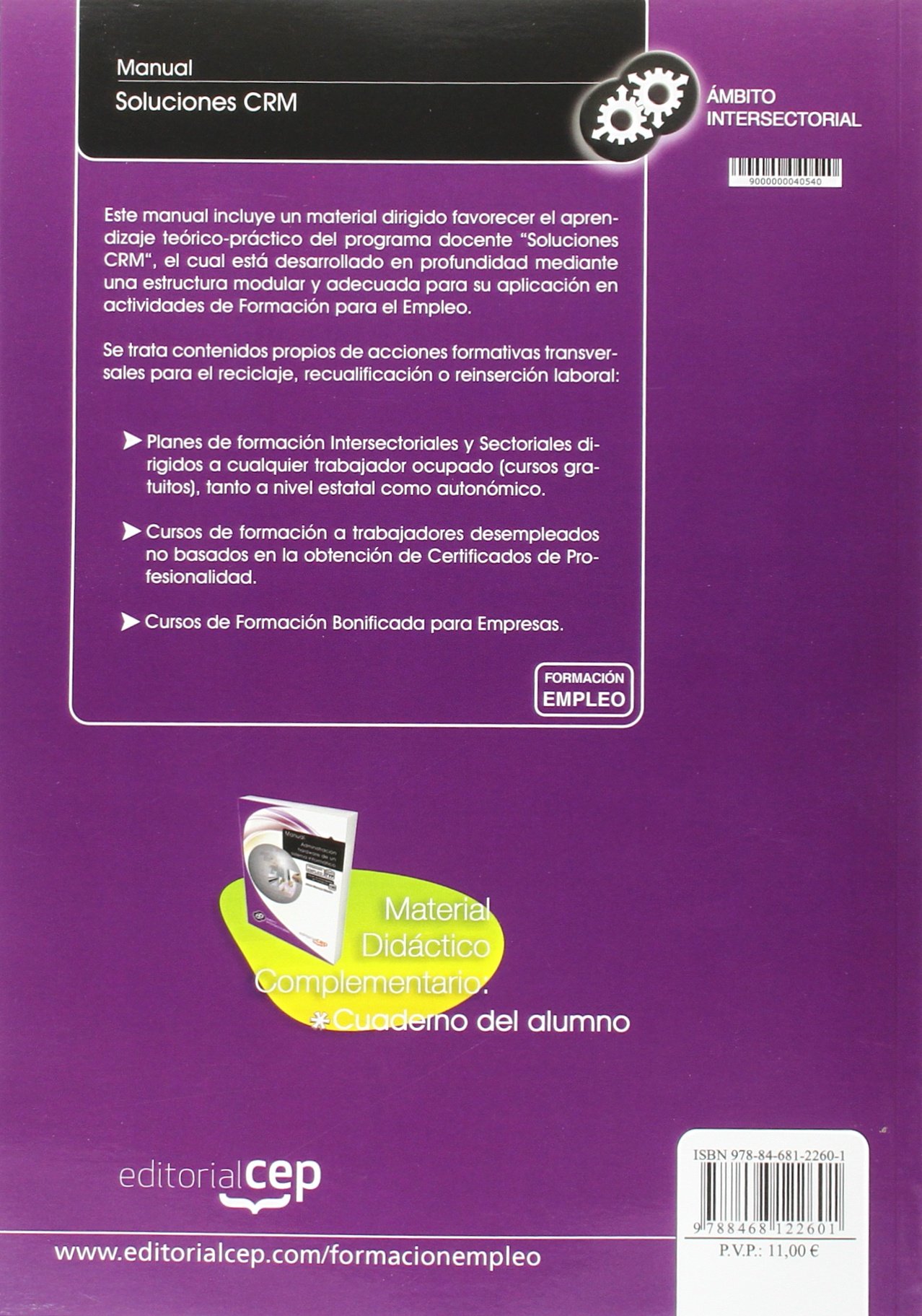 Manual Soluciones CRM. Formación para el Empleo
