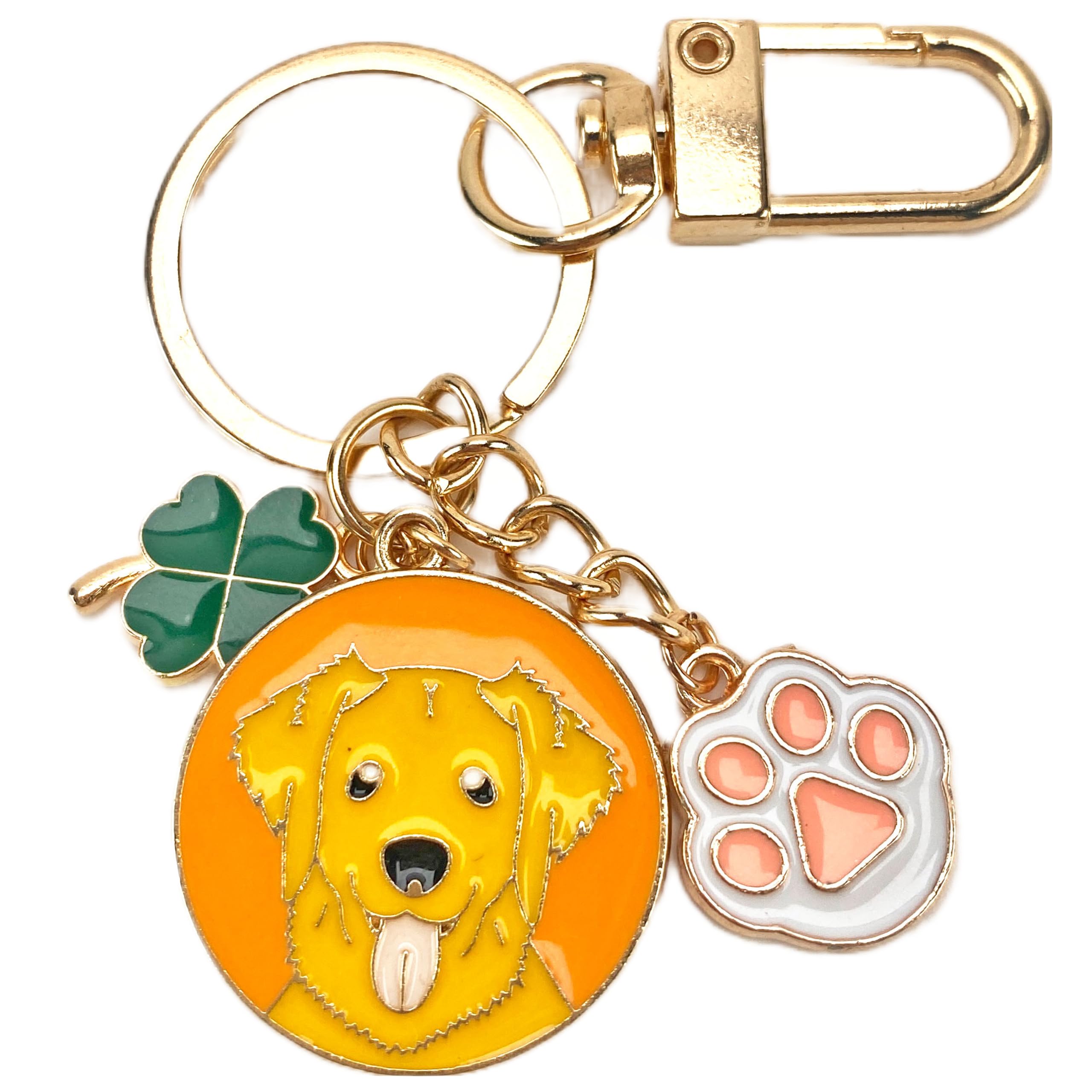 c061 ティファニー　ドッグ　チャーム　ゴールデンレトリバー　キーホルダー　犬 81QvMZfckiL.jpg
