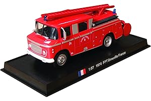 FPT Drouville 1970 Diecast Fire Truck Model (Amercom SF-21)
