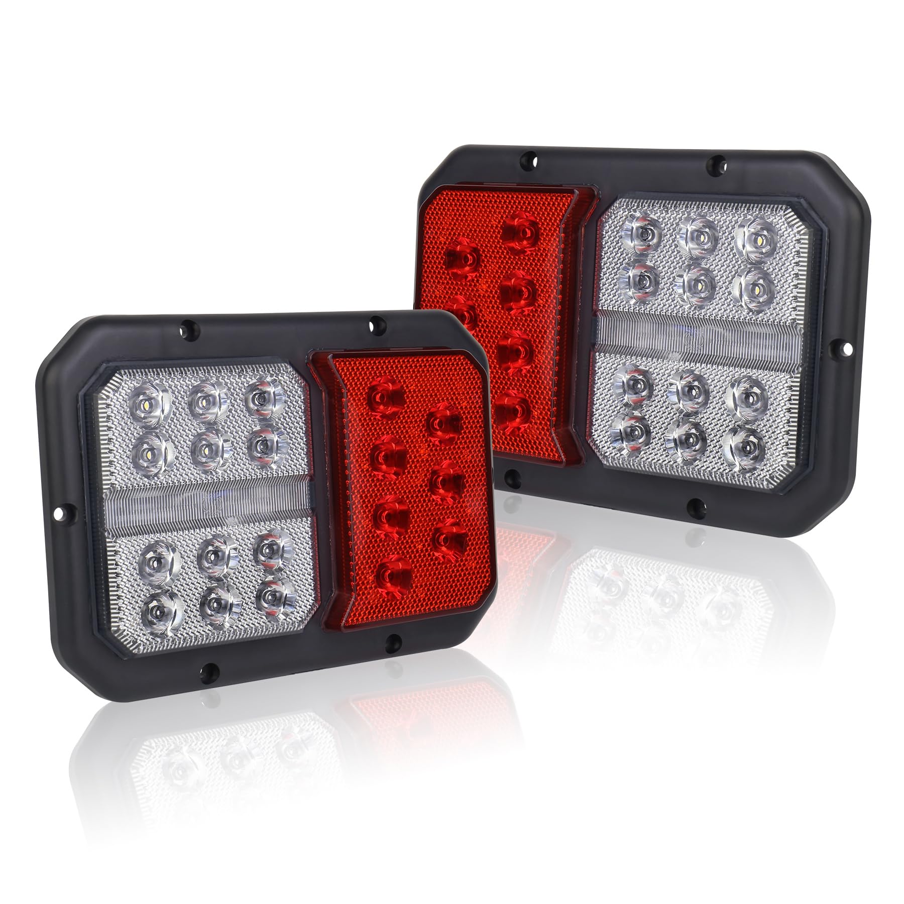 Amazon.com: POVTOR RV Tail Lights, 66 LEDs Double Led Trailer Tail ...