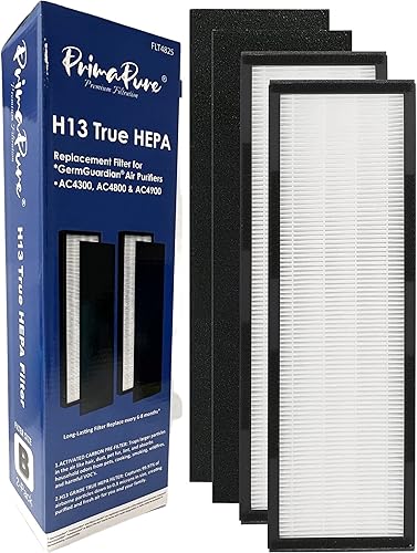 Miniatura 1 de Paquete de 2 filtros PrimaPure H13 True HEPA de repuesto para purificador de aire Guardian AC4825, AC4825E, AC4850PT, AC4900CA, CDAP4500BCA,