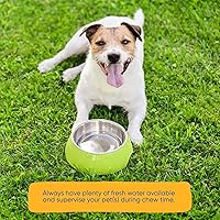 Vista 5 de 123 Treats Chips de cuero crudo, masticables prémium para perros de ganado alimentado con pasto natural sin hormonas, aditivos ni productos