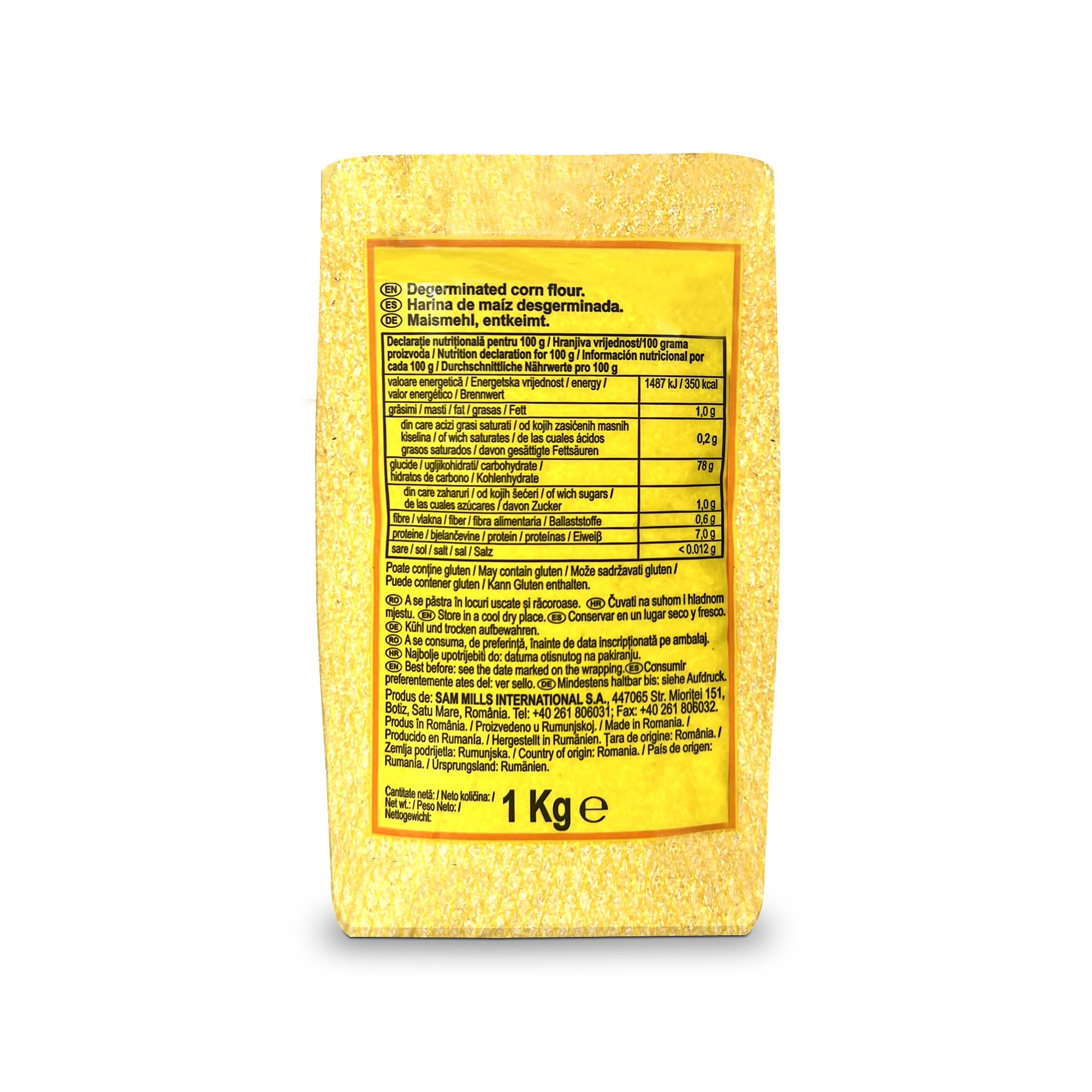 Harina de Maíz Malai - Polenta Precocida - 1kg - Propiedades Antioxidantes - Alternativa Saludable a la Pasta - Preparación Rápida - Ideal para Múltiples Recetas — view 2