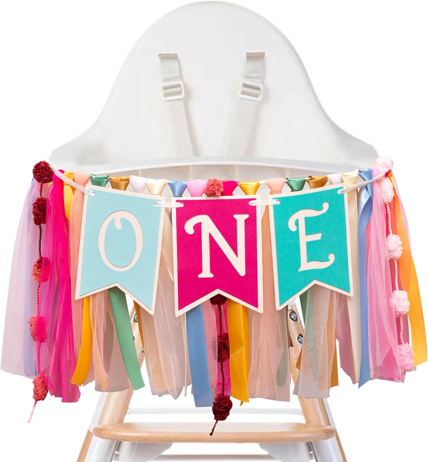 Papel Picado Theme High Chair Banner