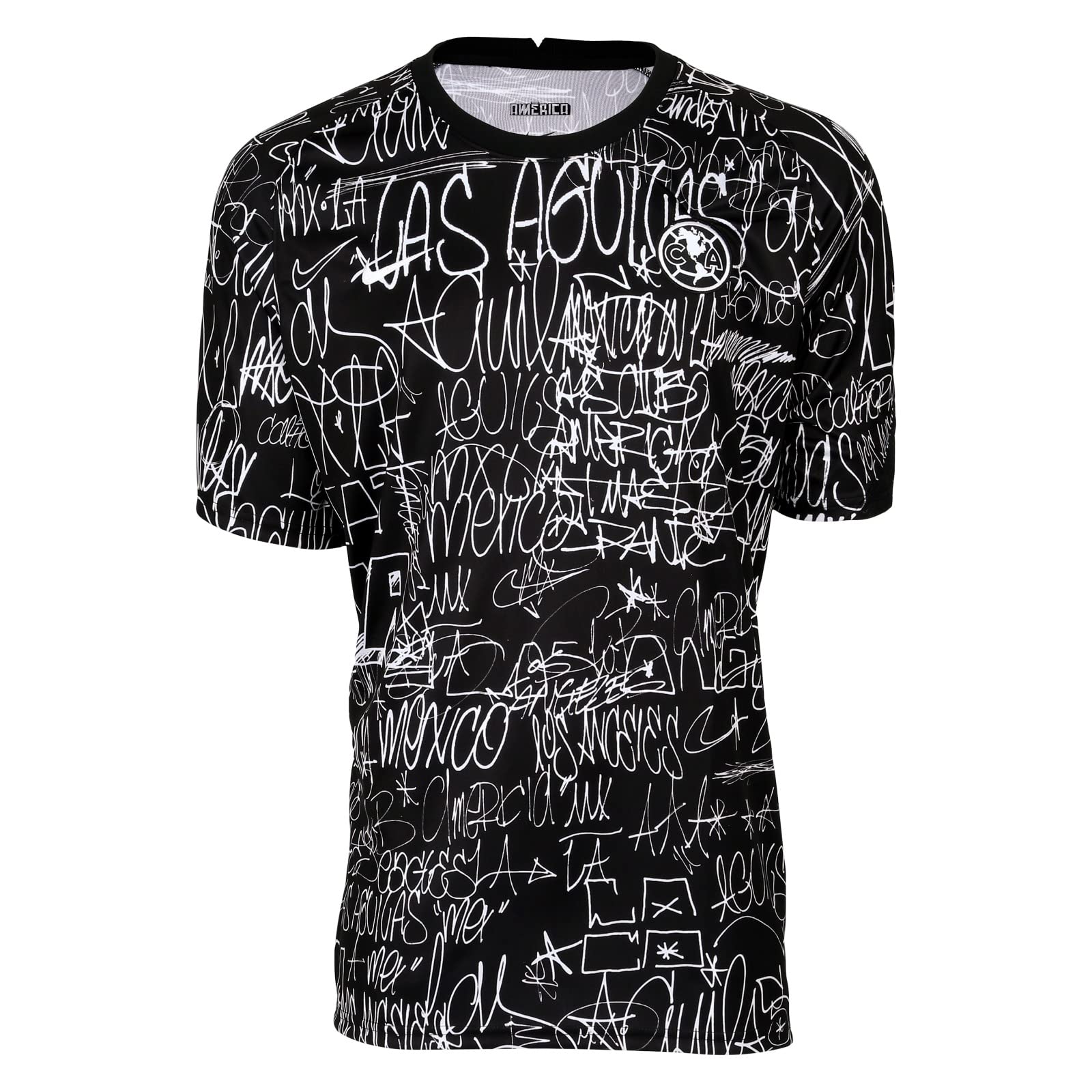 Nike Club America LAxLA Men's Dri-FIT Pre-Match Soccer Jersey S Black