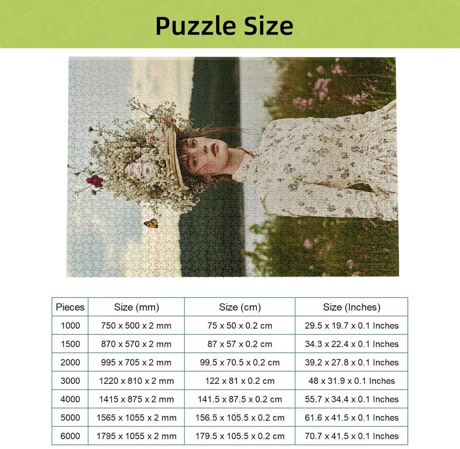 Dream Puzzle 6000 elementów dla dorosłych, puzzle 6000 elementów dla dorosłych i dzieci od 14 lat, dziewczyna najwyższej jakości drewniane puzzle z wykwintnym pudełkiem, prezent dla kobiety/mężczyzny