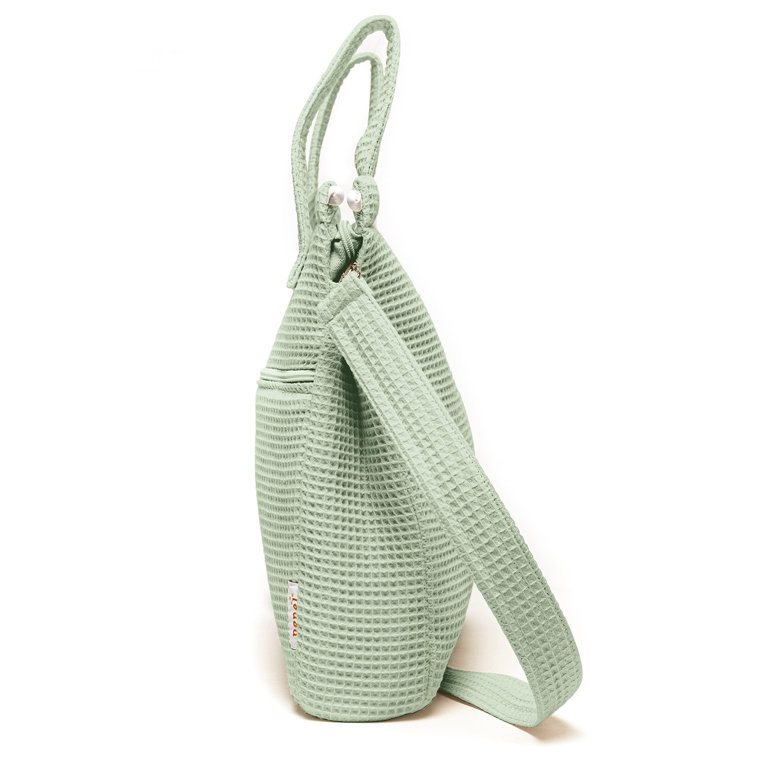 Bolsa Panera Para Carrito de Bebé Personalizada – Bolsa Talega para Carrito de Bebé con Nombre - Piqué Waffle - Piqué Gofre - Handmade - Hecho en España - Nenel
