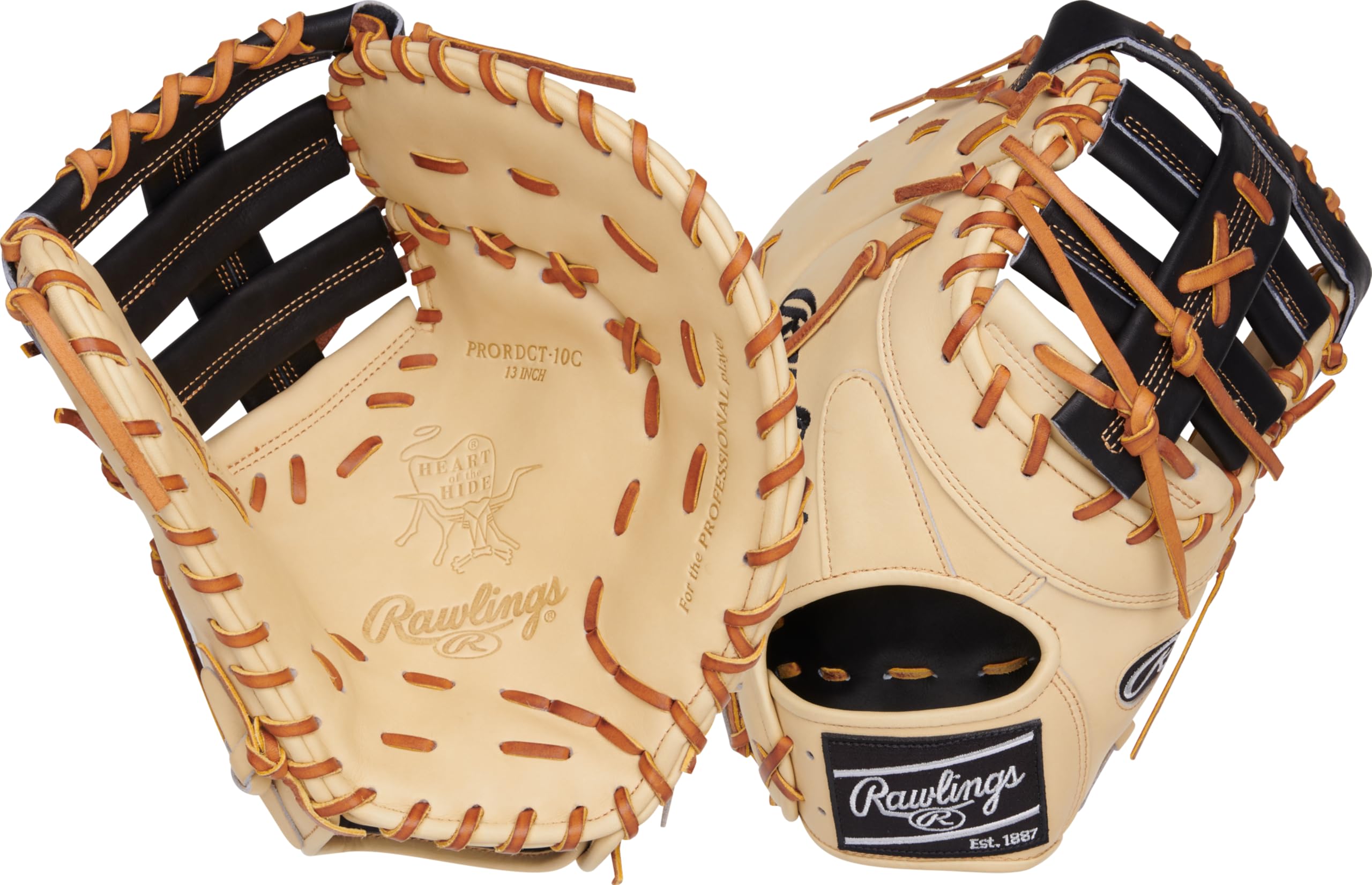 Rawlings| Heart of THE Hide Baseball Glove | Traditional Break-in | Sizes 11.25" - 12.75" | Multiple Styles