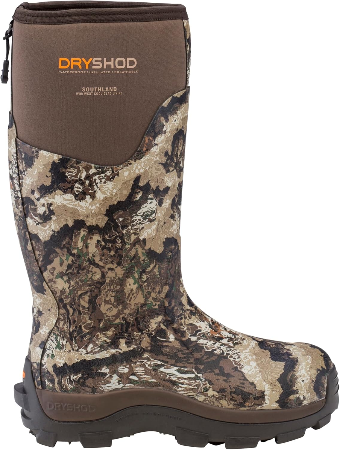 Dryshod Southland 3 Seasons Hunting Boot | Waterproof | Breathable | Moisture-Wicking | Veil Whitetail Camo | Men's | STH-MH-CM