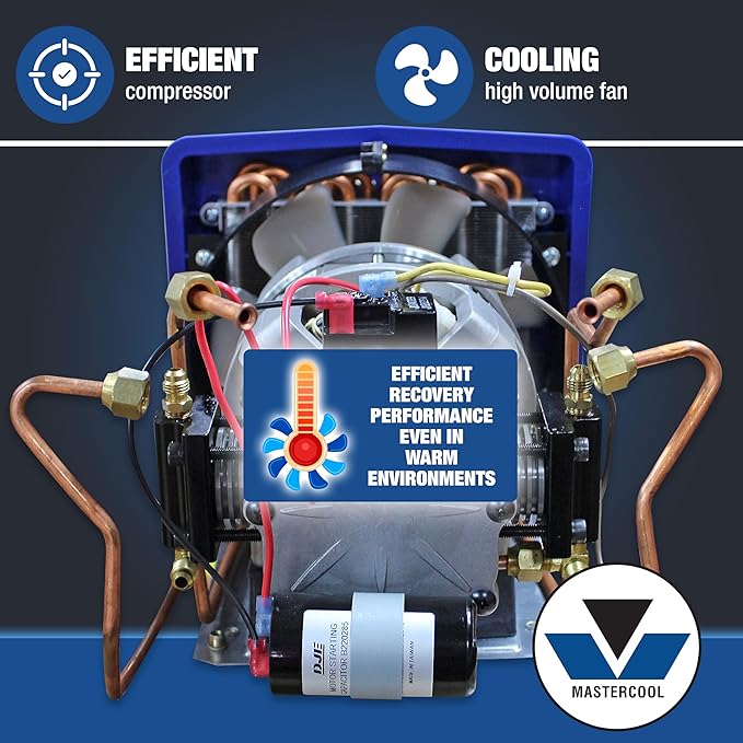 Sistema de Recuperación Dual Mastercool 69372 para R134a y R1234yf miniatura 6
