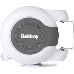 Tendedero De Cuerda Extensible Para Fijar En Pared Beldray LA027016EU Línea De Ropa De Doble Retráctil Con 26 Metros De Cuerda, Línea De Lavado Resistente Al Viento, Tendedero Robusta Y Duradera Con Cuerdas Extensibles, Instalar En Cualquier Lugar