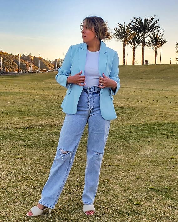 LookbookStore Blazers for Women Business Casual Long Sleeves Suit Jackets