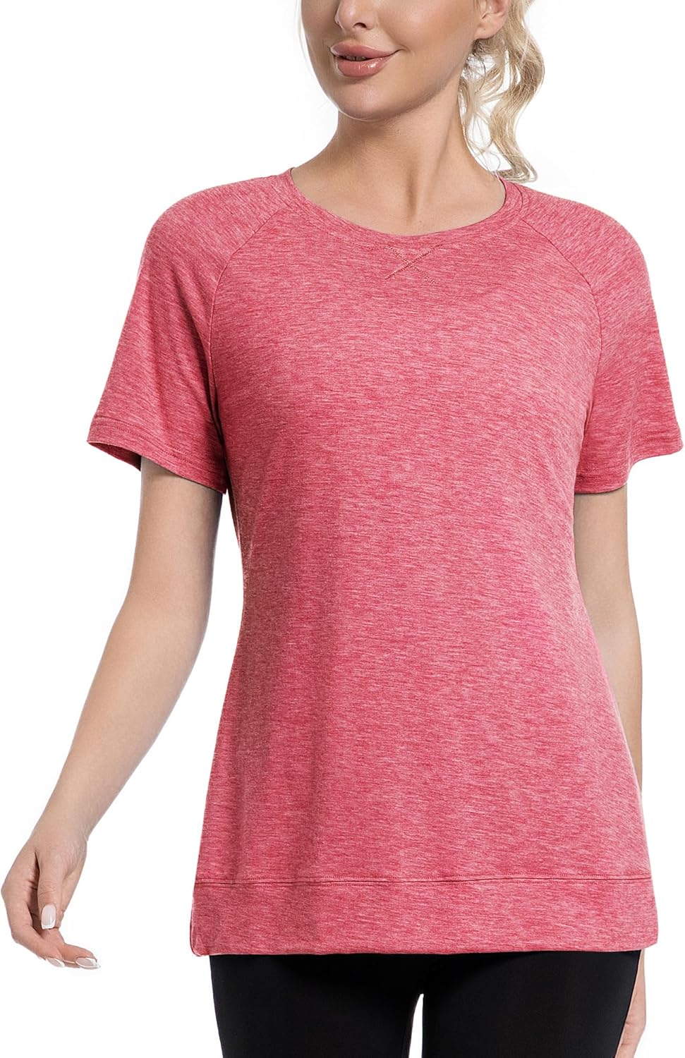 Absttith Women’s Workout Shirts Short Sleeve Sports Tee Crew Neck Running Yoga Quick Dry Top Absttith Women’s Workout Shirts Short Sleeve Sports Tee Crew Neck Running Yoga Quick Dry Top