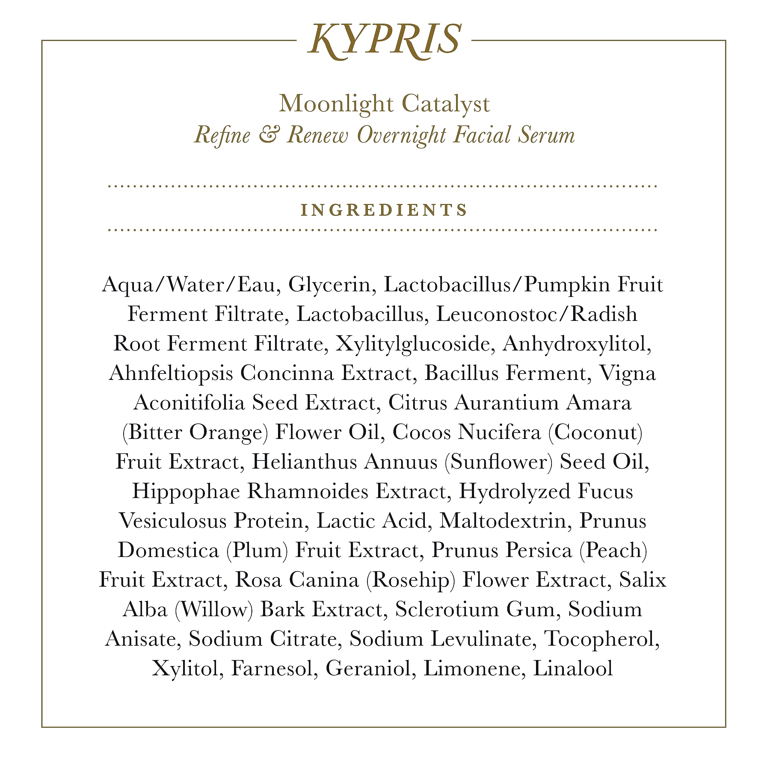 KYPRIS Moonlight Catalyst Overnight Alternative