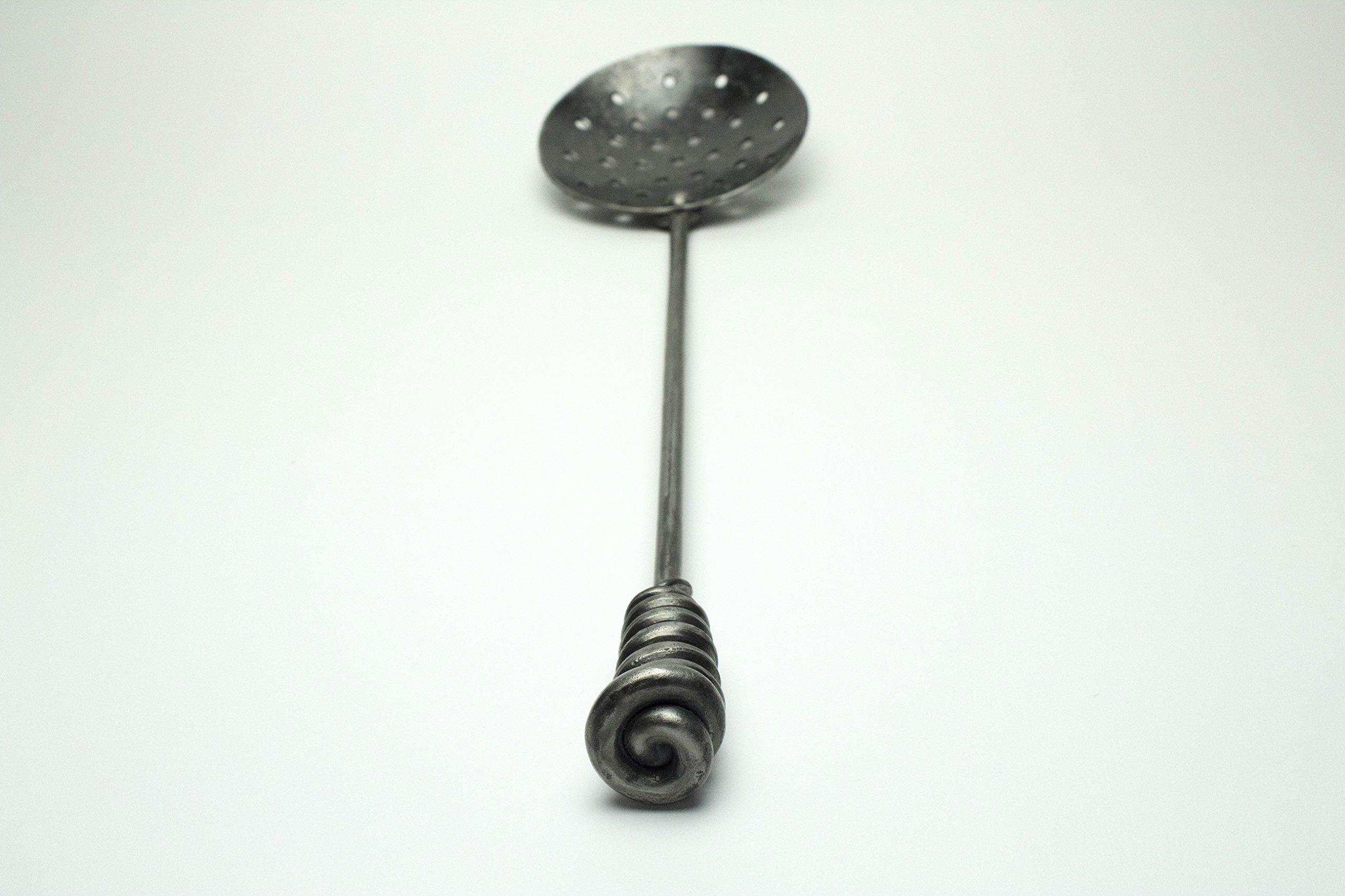 Chestnut Roaster, Forged, Wrapped Handle, Handmade, Fire tool
