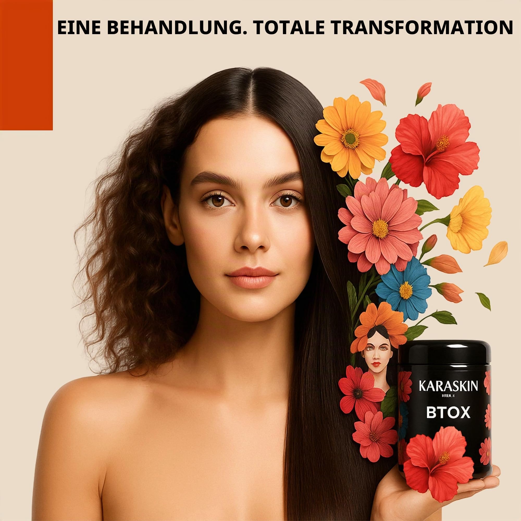 Professionelle Haarmaske | Keratin, Seidenprotein | Feuchtigkeitsspendend, Reparierend | 1000 ml (Noir)