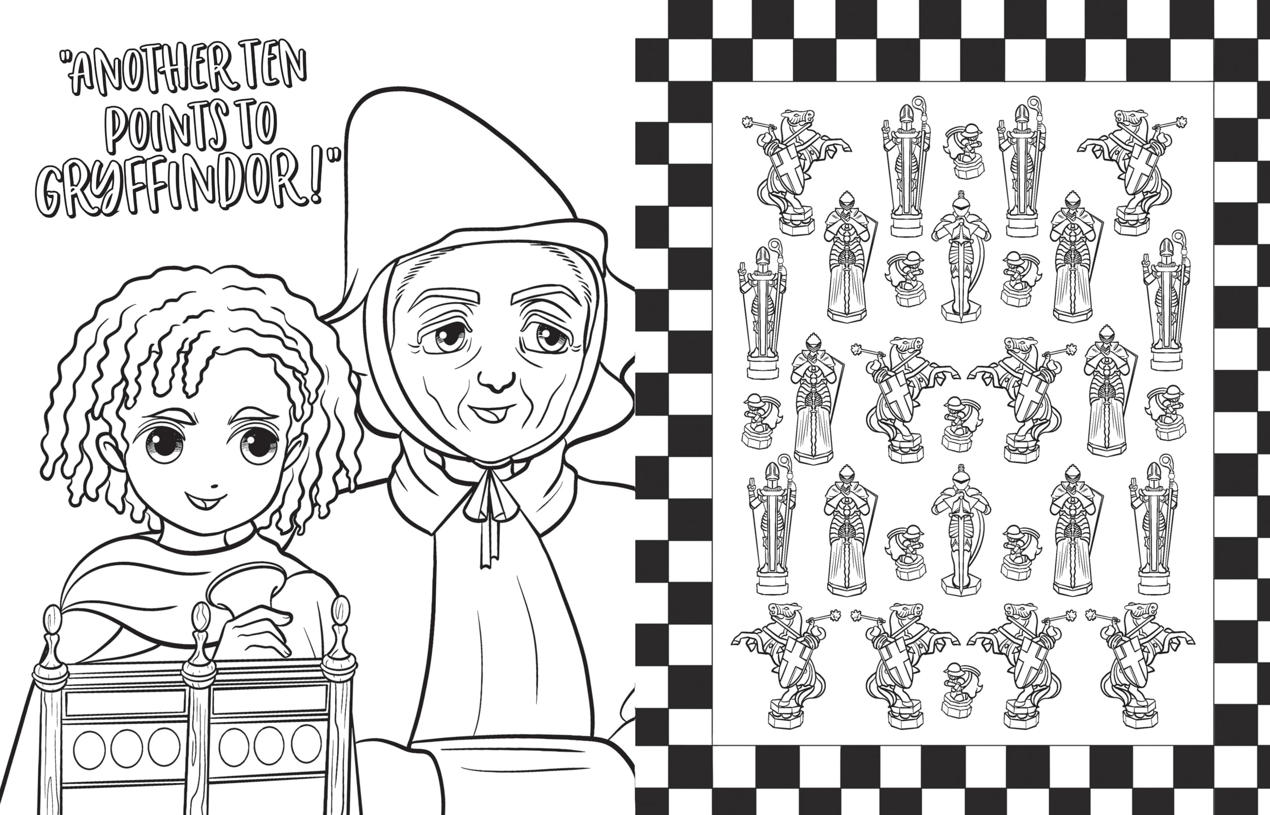 Magical Games Coloring Book (Harry Potter)
