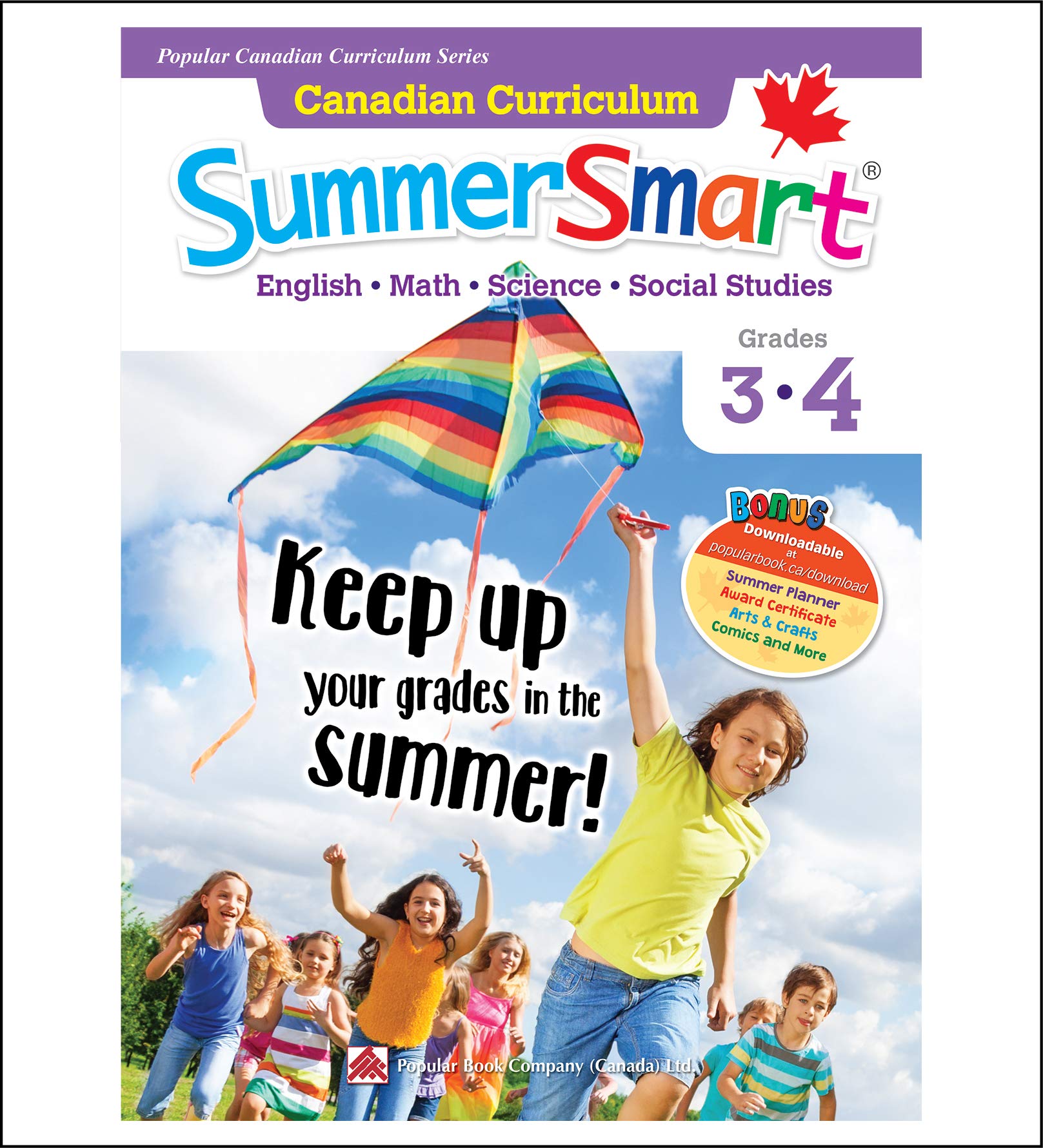 Canadian Curriculum SummerSmart 3-4: Refresh skills learned in Grade 3 and prepare for Grade 4