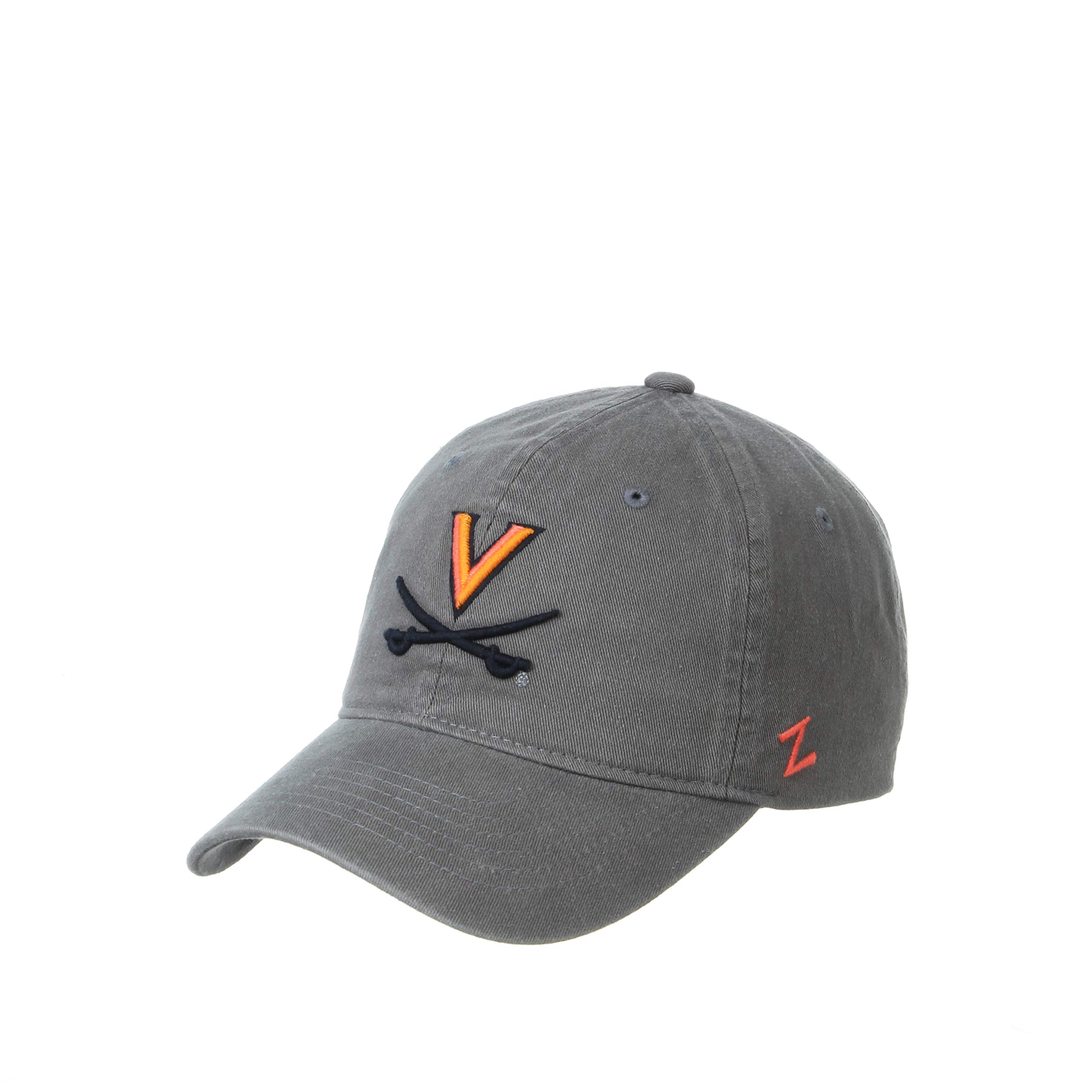 Zhats Men's Virginia Cavaliers Charcoal Ncaa Virginia Cavaliers Adjustable Scholarship Hat Charcoal, Adjustable