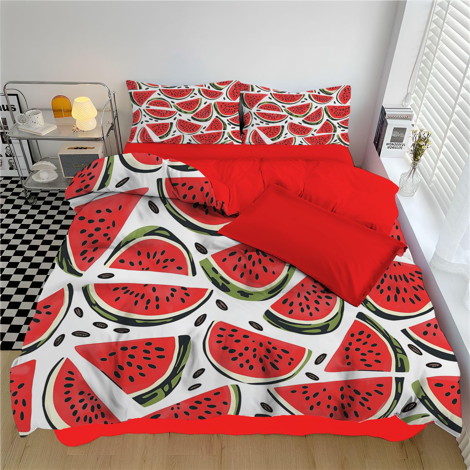Parure de lit pastèque pour une ambiance fraîche et vitaminée dans la chambre