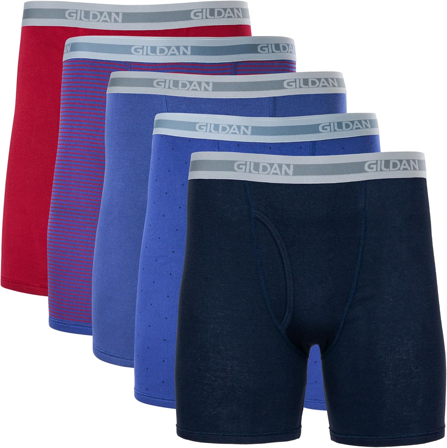 Gildan mens Underwear Boxer Briefs, Multipack