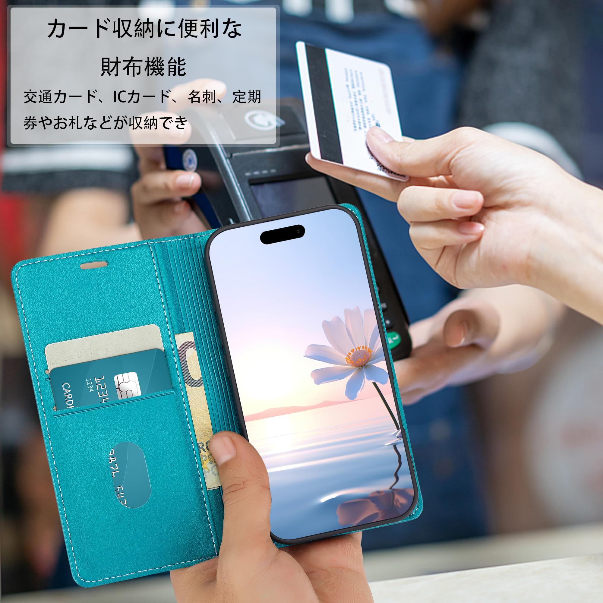 arrows F-51B ダークブルー 本体　カバー付き Amazon.co.jp: KWATUNG arrows we ケース 手帳型 合皮レザー