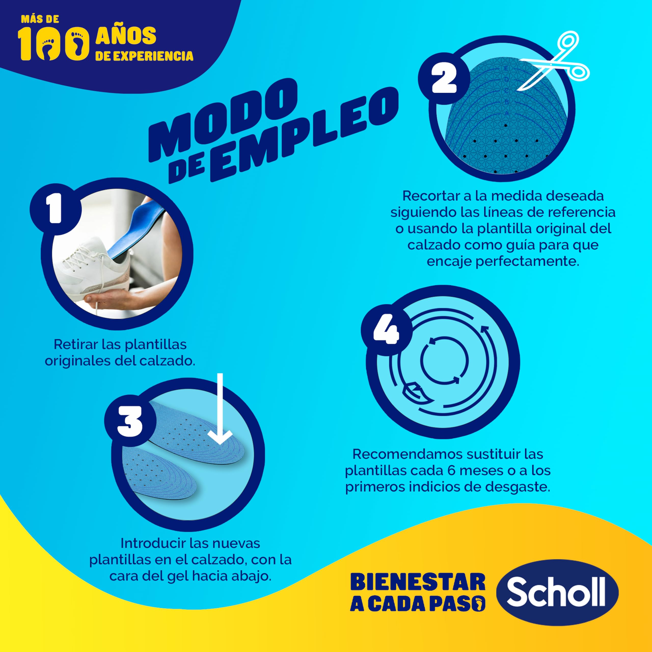 Scholl GelActiv Professional męskie wkładki do butów i butów roboczych - całodzienny komfort, amortyzacja i przyjemna amortyzacja dzięki technologii GelWave - rozmiar 40-46,5