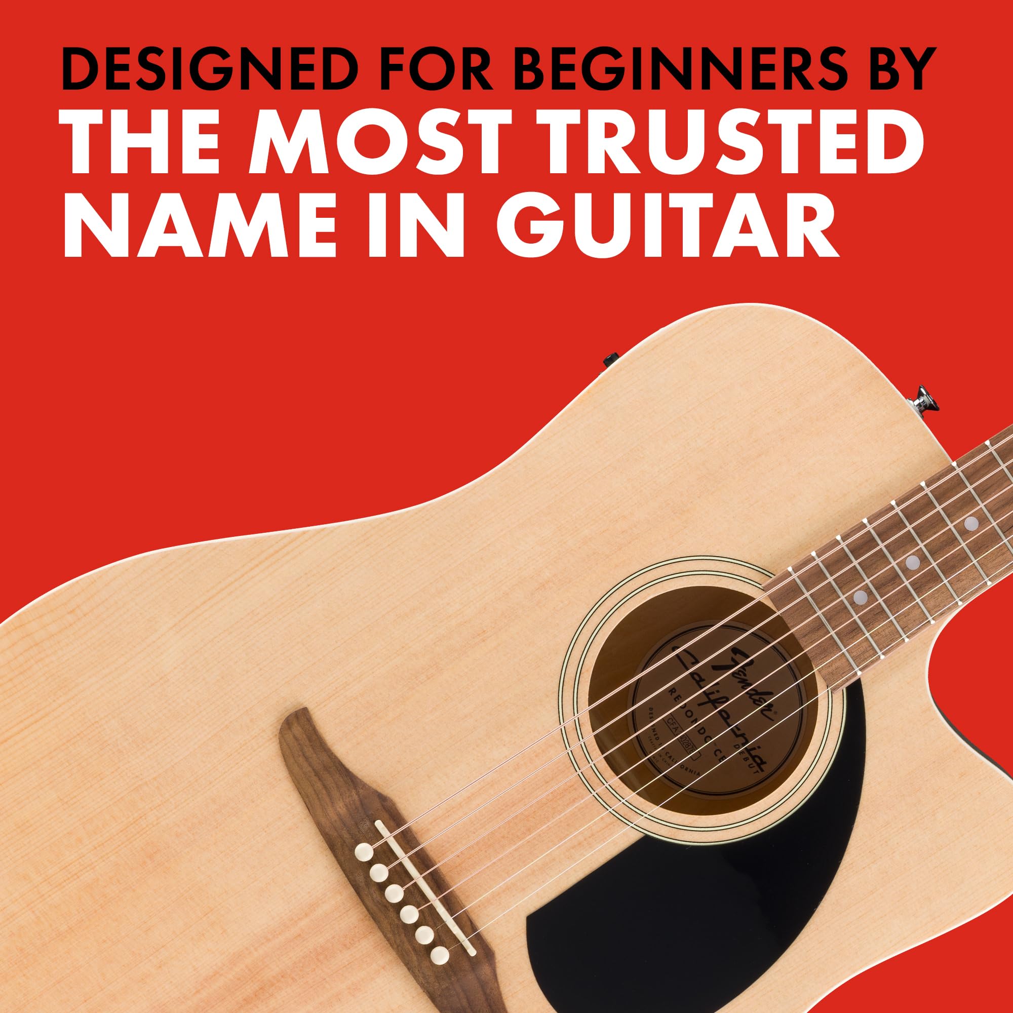 Amazon.co.jp: Fender California Debut Redondo Dreadnought カッタ