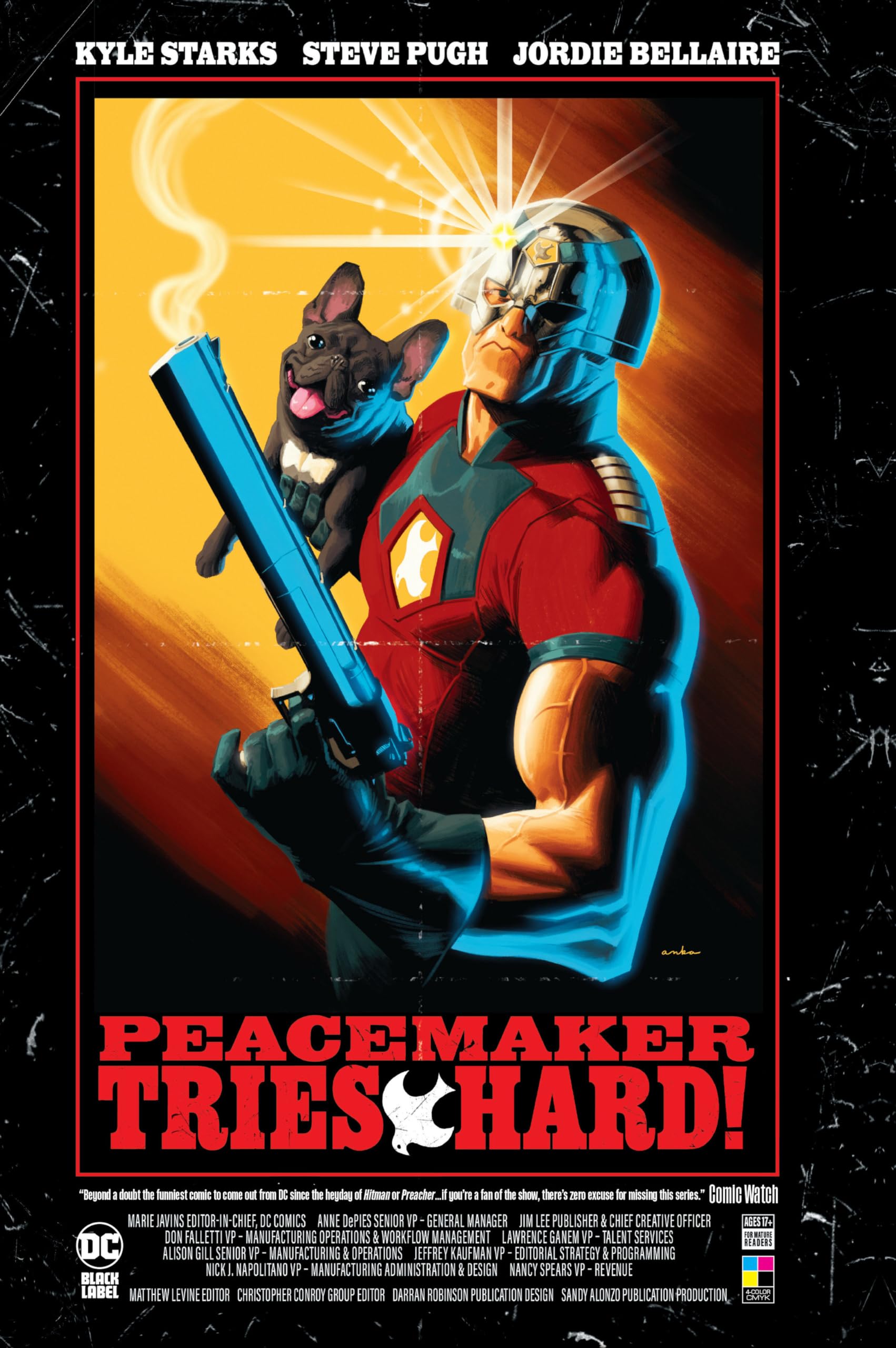 Amazon.com: Peacemaker Tries Hard!: 9781779524324: Starks, Kyle 