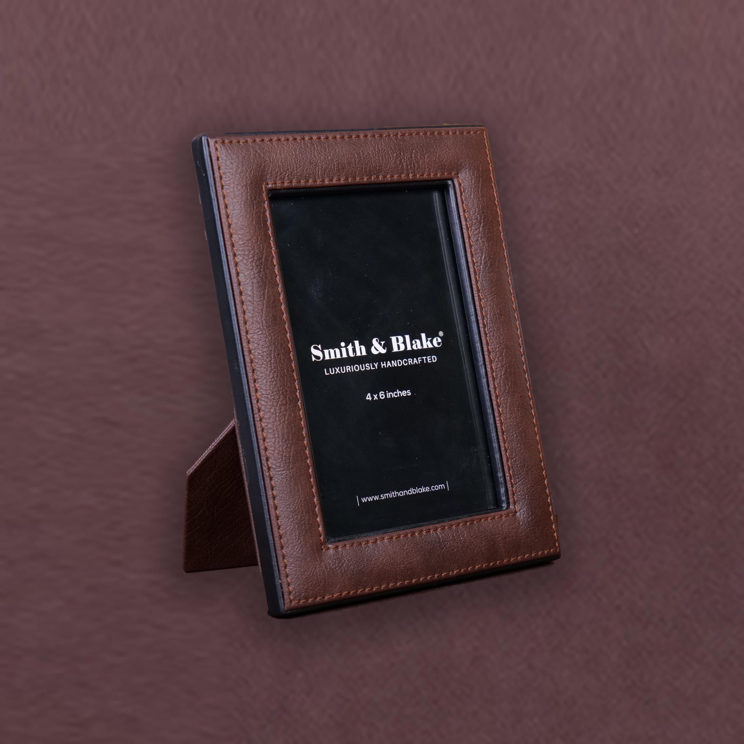 Smith & Blake - Gift Combo Set - Photo Frame, Candle - Premium Leatherette - Candle-lit Moments Collection 3