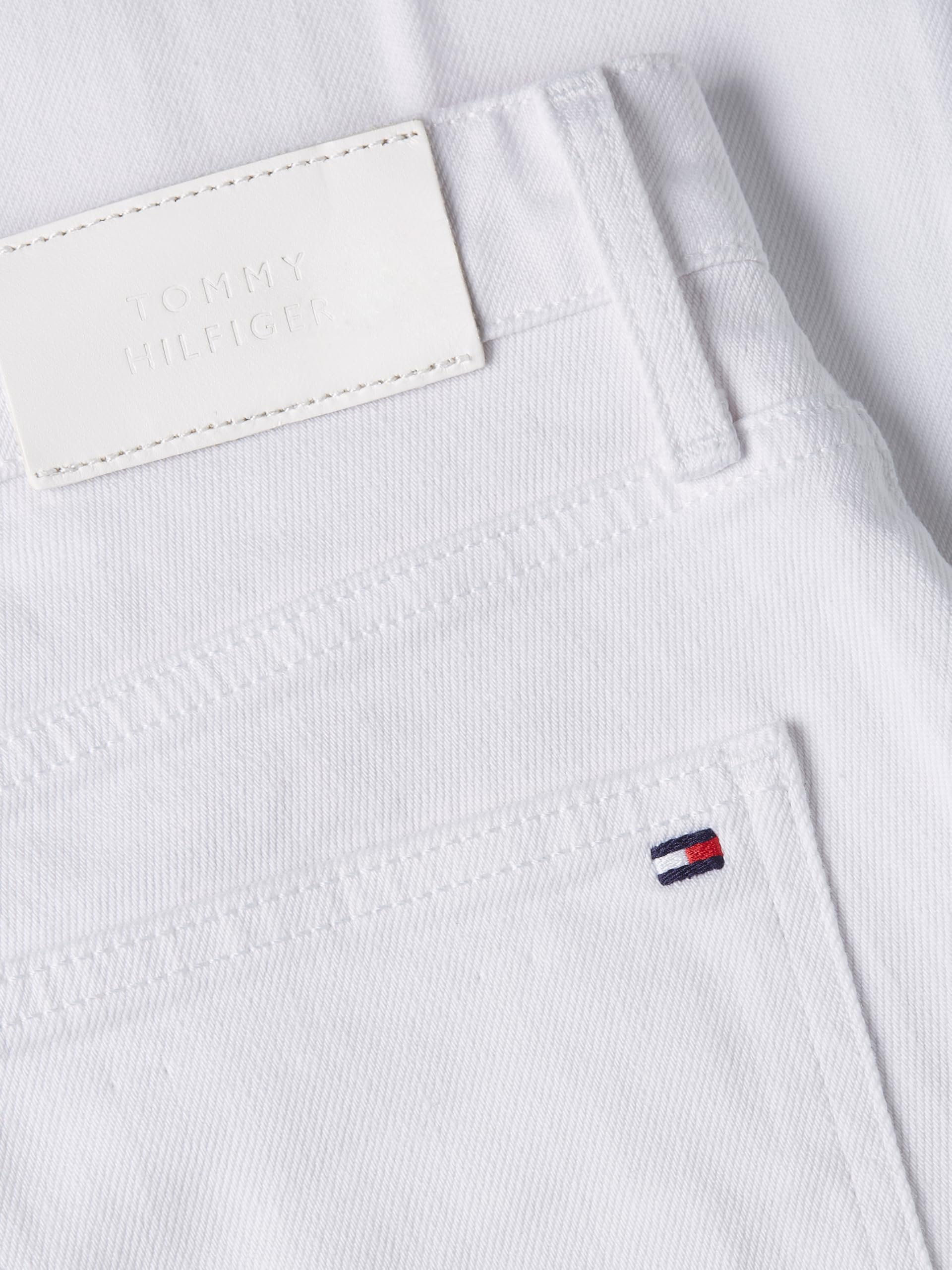 Tommy Hilfiger Damen Jeans Hose Bootcut White Mid Rise