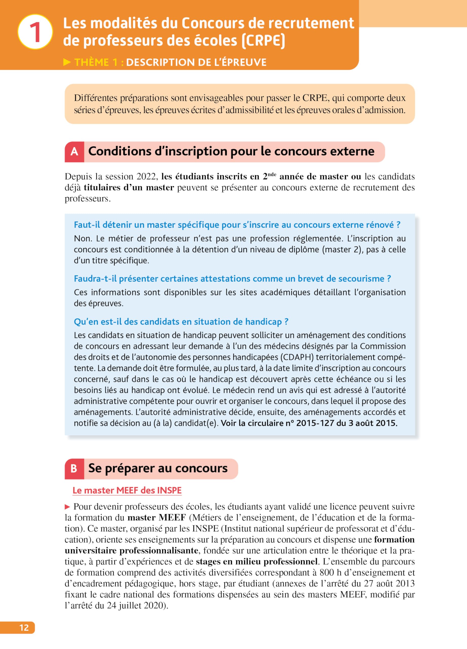 Objectif CRPE 2026-2027 - Épreuve orale d'entretien M2/L3