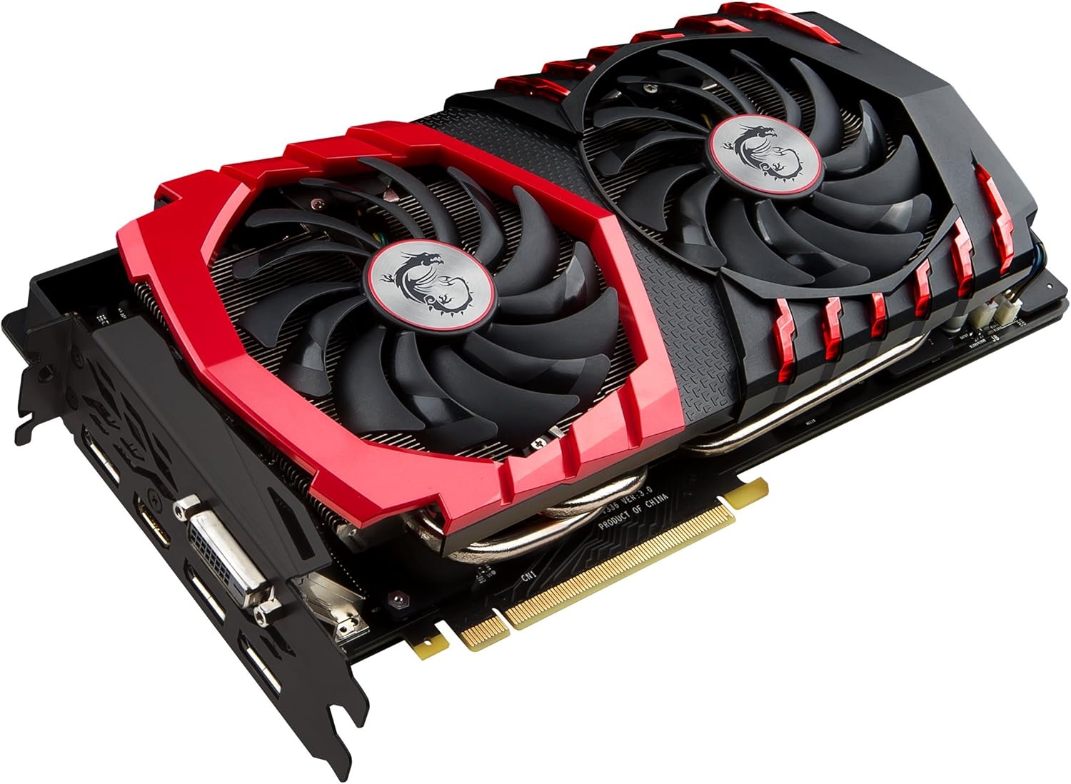 MSI GeForce GTX 1080 GAMING X 8G Scheda Grafica PCIe 3.0, 8 GB, GDDR5X, Frequenza 256bit