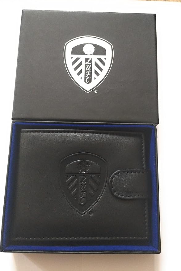 LEEDS United leather wallet genuine merchandise embossed Great gift