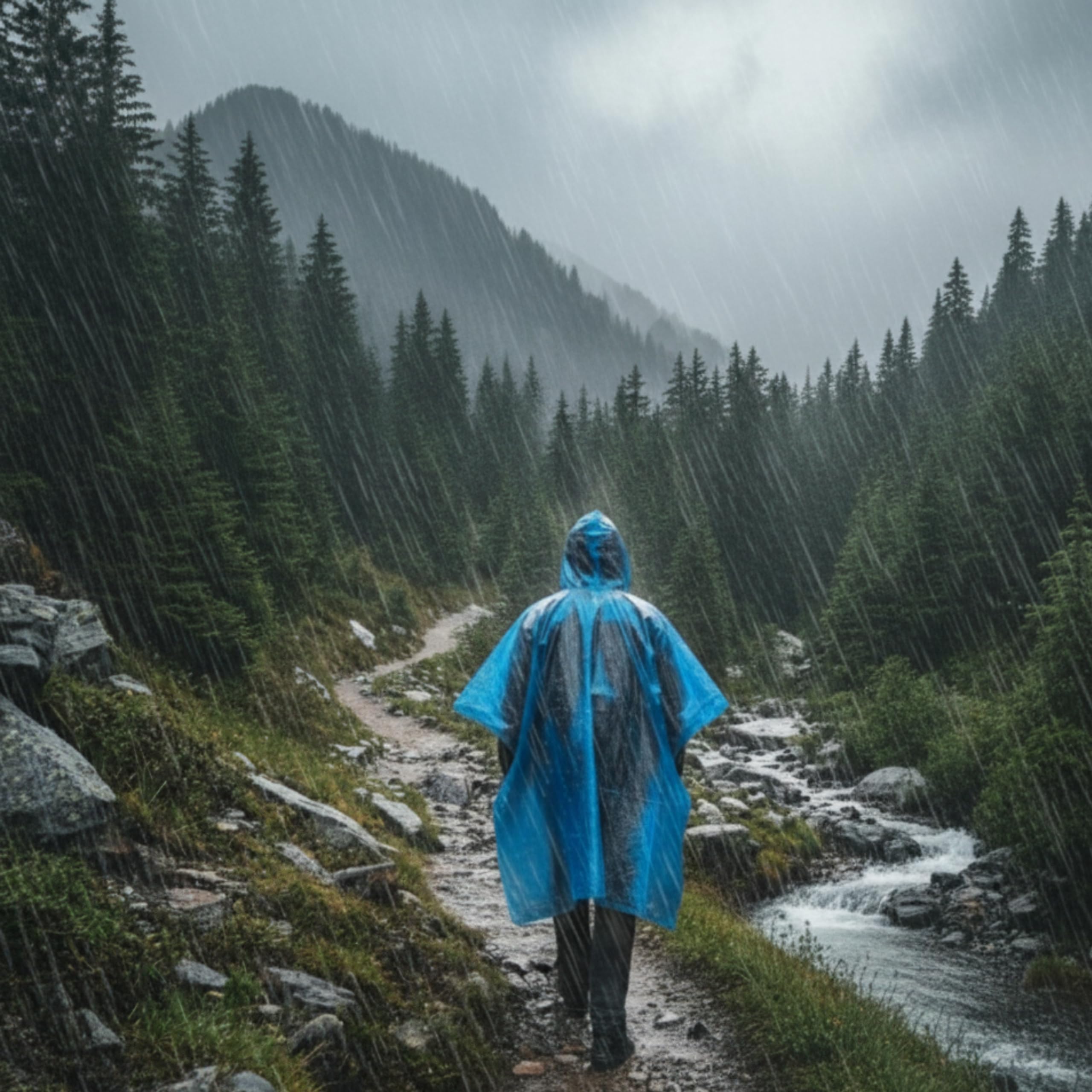 Pack x 50 Ponchos impermeables desechables para hombres o mujeres. Ideal para viajes, picnics, deportes al aire libre, senderismo o ciclismo