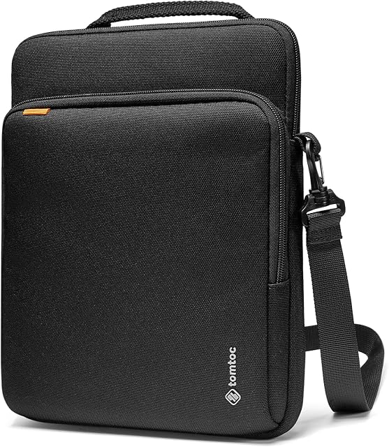 tomtoc Etui Tablet 360° do 11-calowego iPad Pro M2&M1 (4/3/2/1) 2022-2018, 10,9-calowego iPada Air 5/4, 10,9"/10,2" iPada 10/9, torba na ramię z uchwytem, pasuje do klawiatury Magic/Smart Keyboard