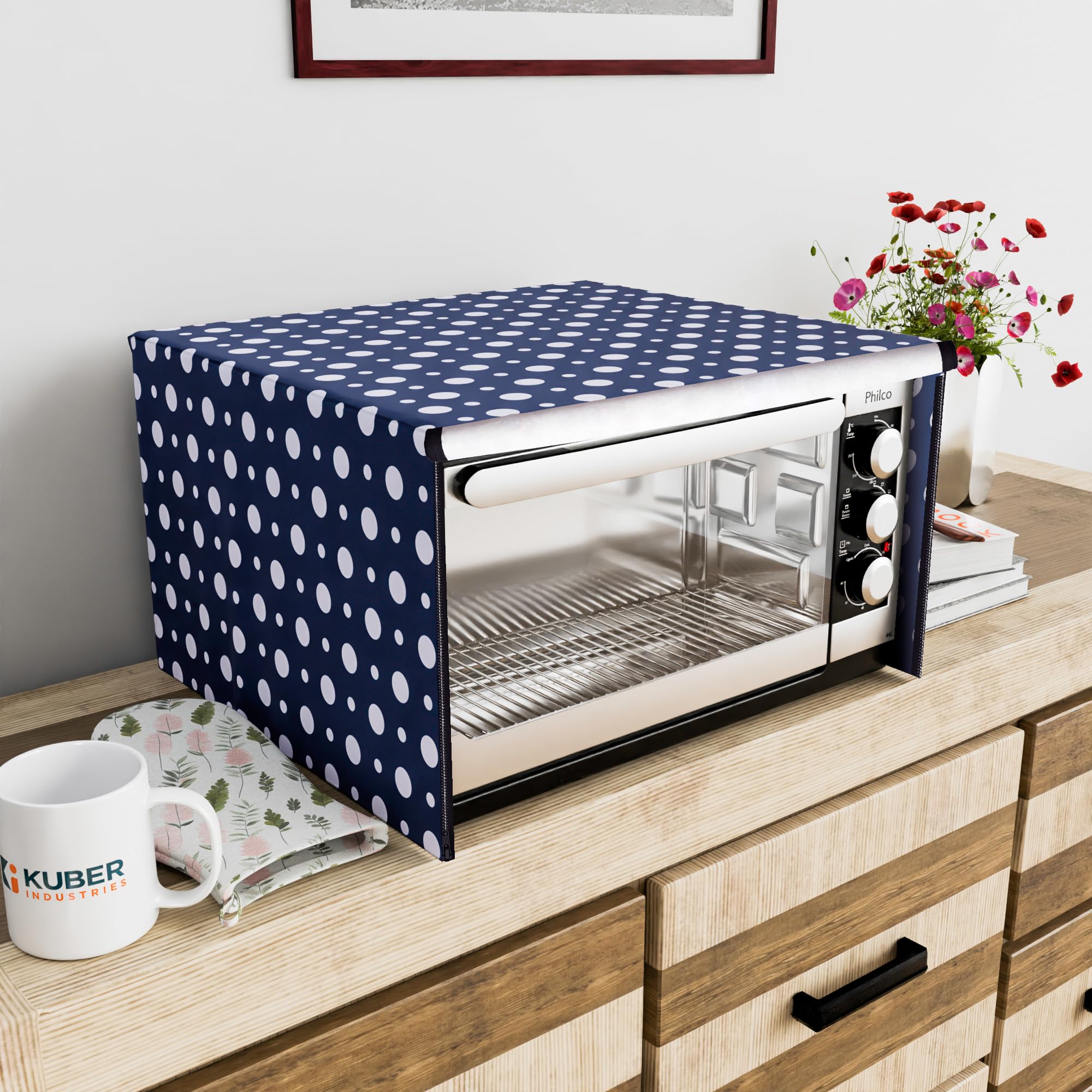 Microwave Cover - Dustproof & Stylish Kitchen Decor -1 Microwave Cover - Dustproof & Stylish Kitchen Decor -1