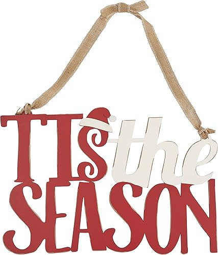 Mud Pie 4265167 Tis The Season Door Hanger