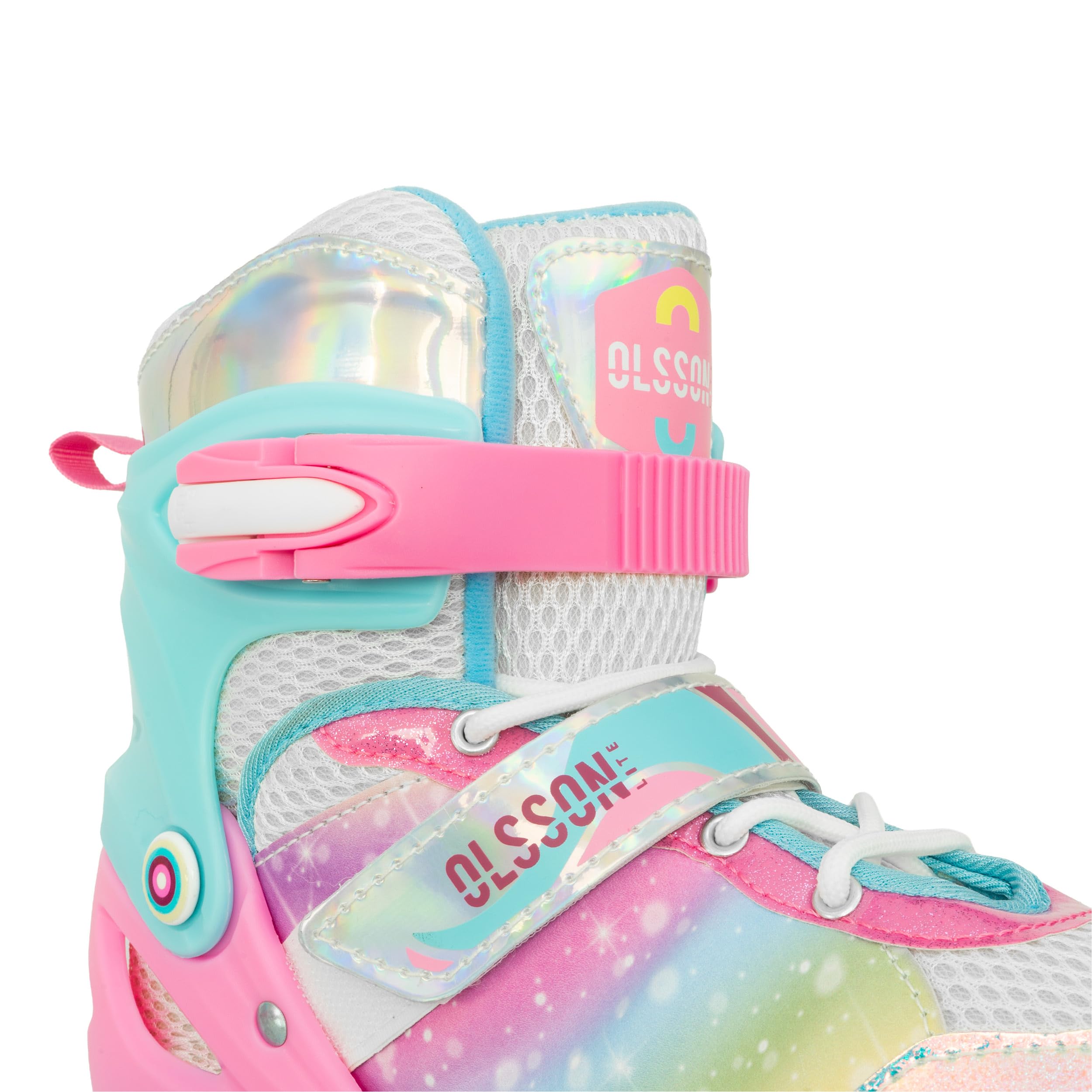Patines OLSSON Blossom Niños 4 Ruedas con Luces ABEC 7 Carbono Talla Ajustable 28-35