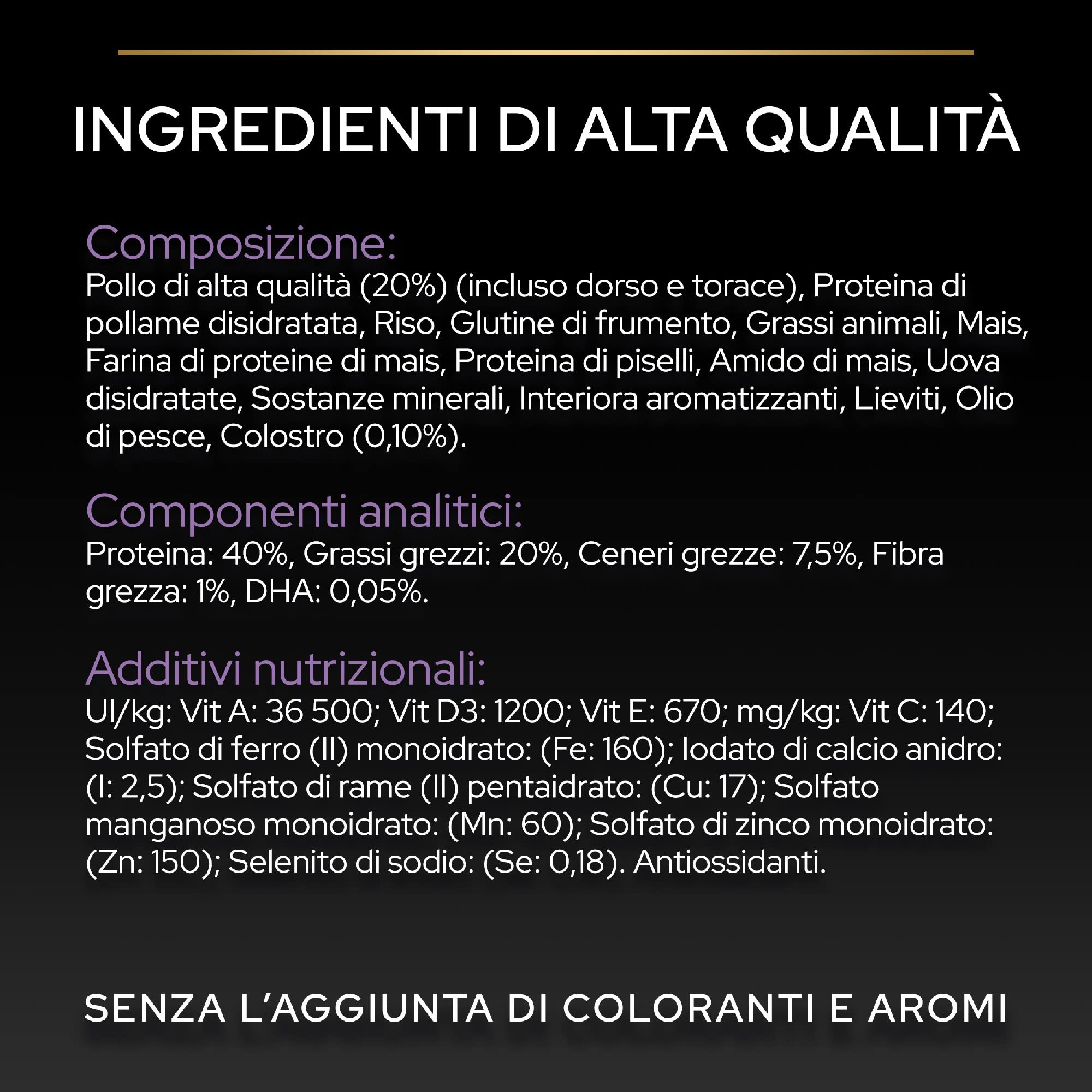 Purina Pro Plan Optistart Kitten, Gatto Crocchette Ricco in Pollo, 1.5 kg