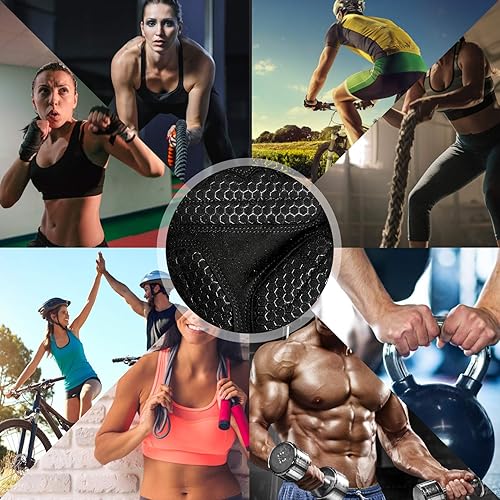 Miniatura 7 de RYMNT Guantes de entrenamiento con dedos completos para mujeres y hombres, guantes de gimnasio para mujeres para levantamiento de pesas, guantes de