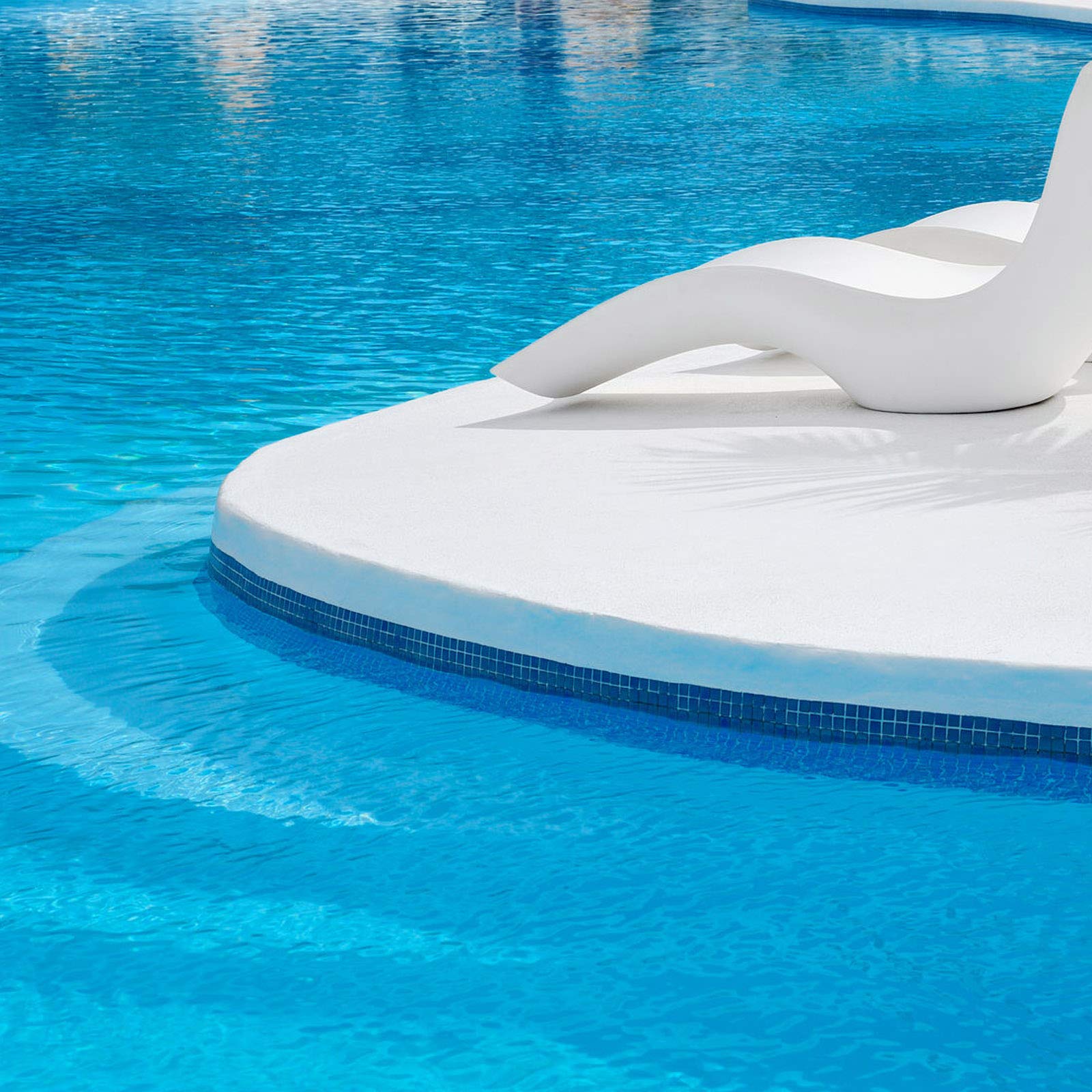 Peinture pour Piscine Béton, Maçonnerie, Plâtre LS-400 - Caoutchouc Chloré Revêtement Imperméable, Résistante - 10l Bleu