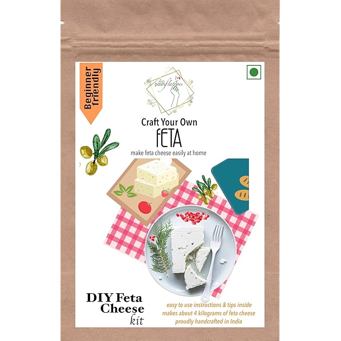 Buy Alla's Posh Flavors DIY Feta Cheese Making Kit Make Greek Feta at