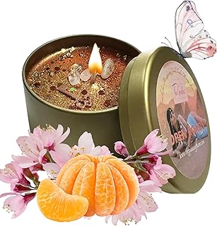 Open Roads Spell Candle by The Goddess Of Flame | Crystals & Essential Oils, Natural Coconut Wax | Abre Camino | New Opportunities, Beginnings & Removing Obstacles Rituals | Wiccan & Pagan (Small 4oz)