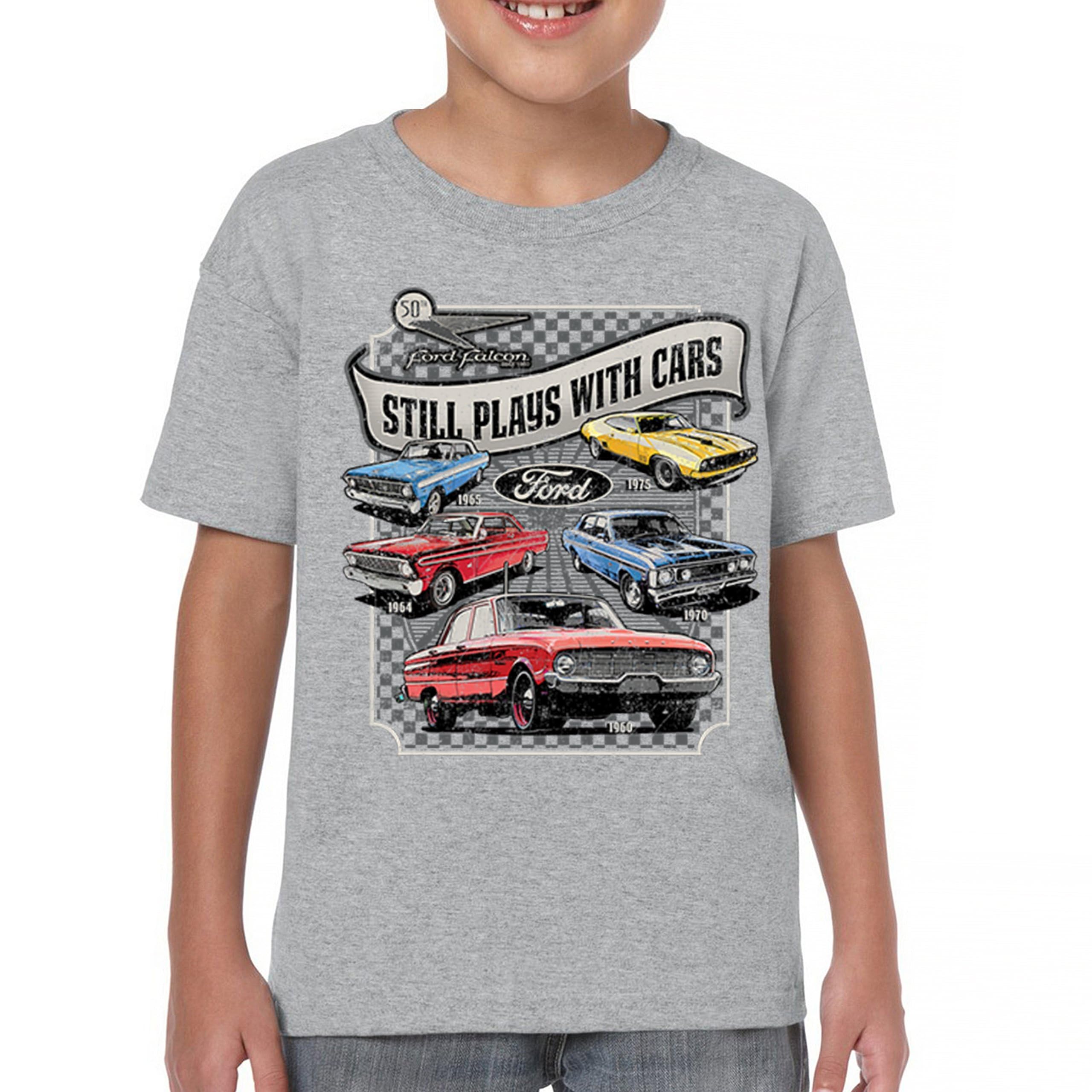 Still Plays with Cars Ford Falcon Youth Graphic Short Sleeve T-Shirt