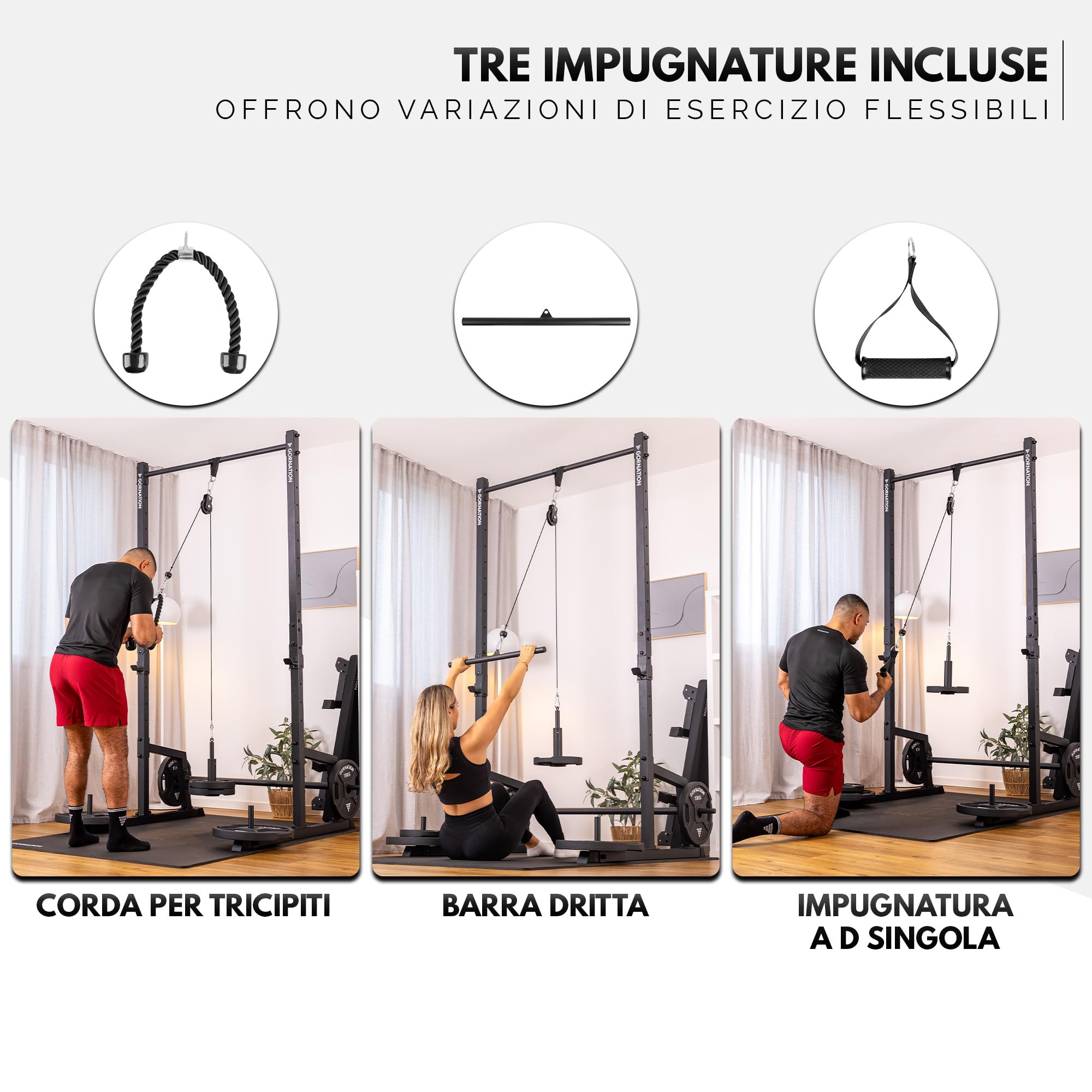 GORNATION Home Gym Pulley System