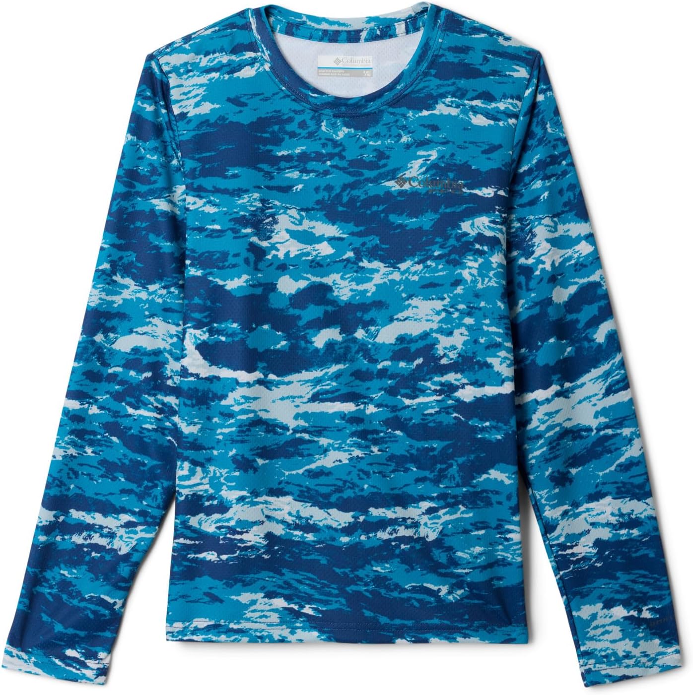 Columbia Boys' PFG Solar Stream Printed Long Sleeve Shirt